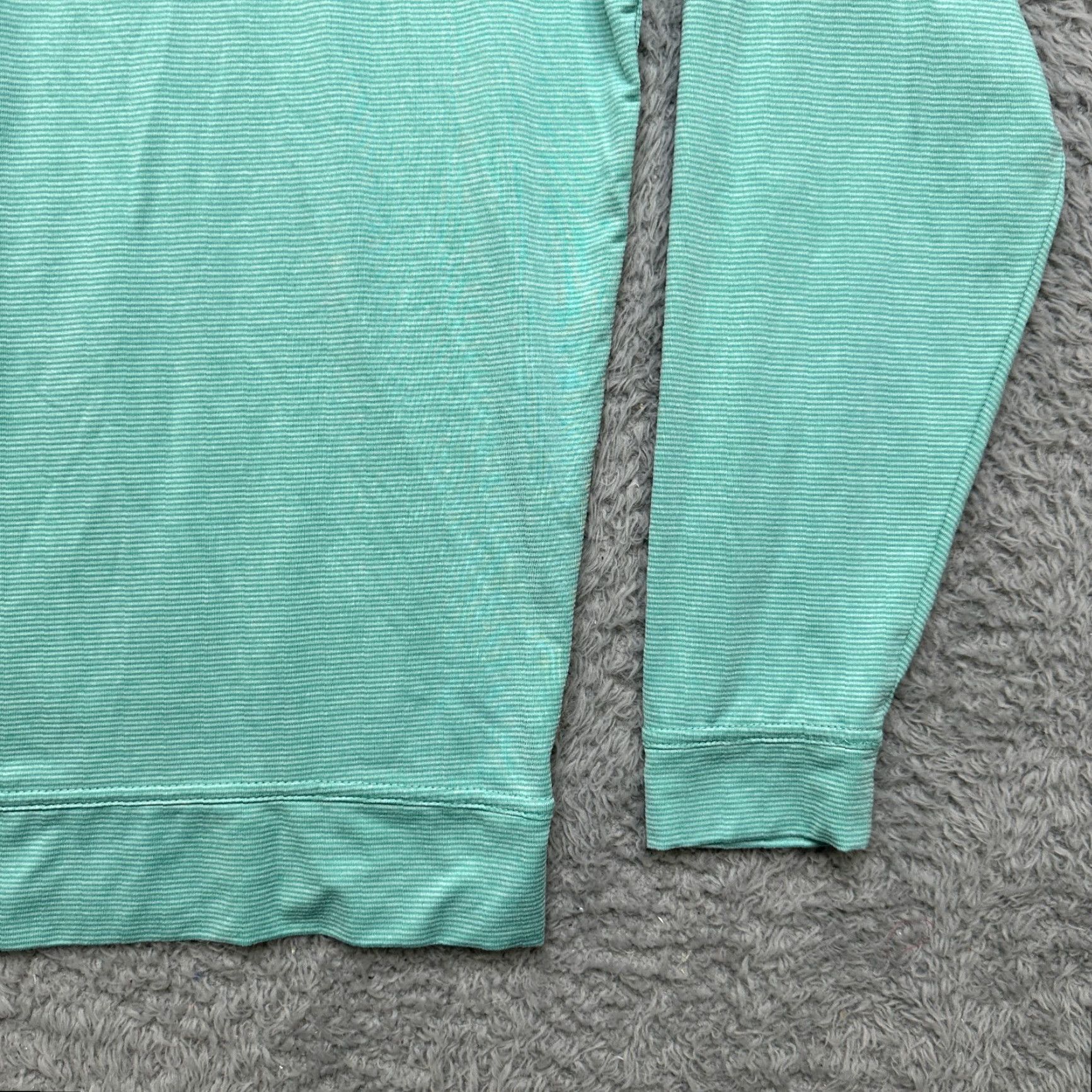 johnnie-O johnnie-O Pullover Mens M Laguna Blue Green 1/4 Zip Performance Golf Shirt Size US M / EU 48-50 / 2 - 7 Thumbnail