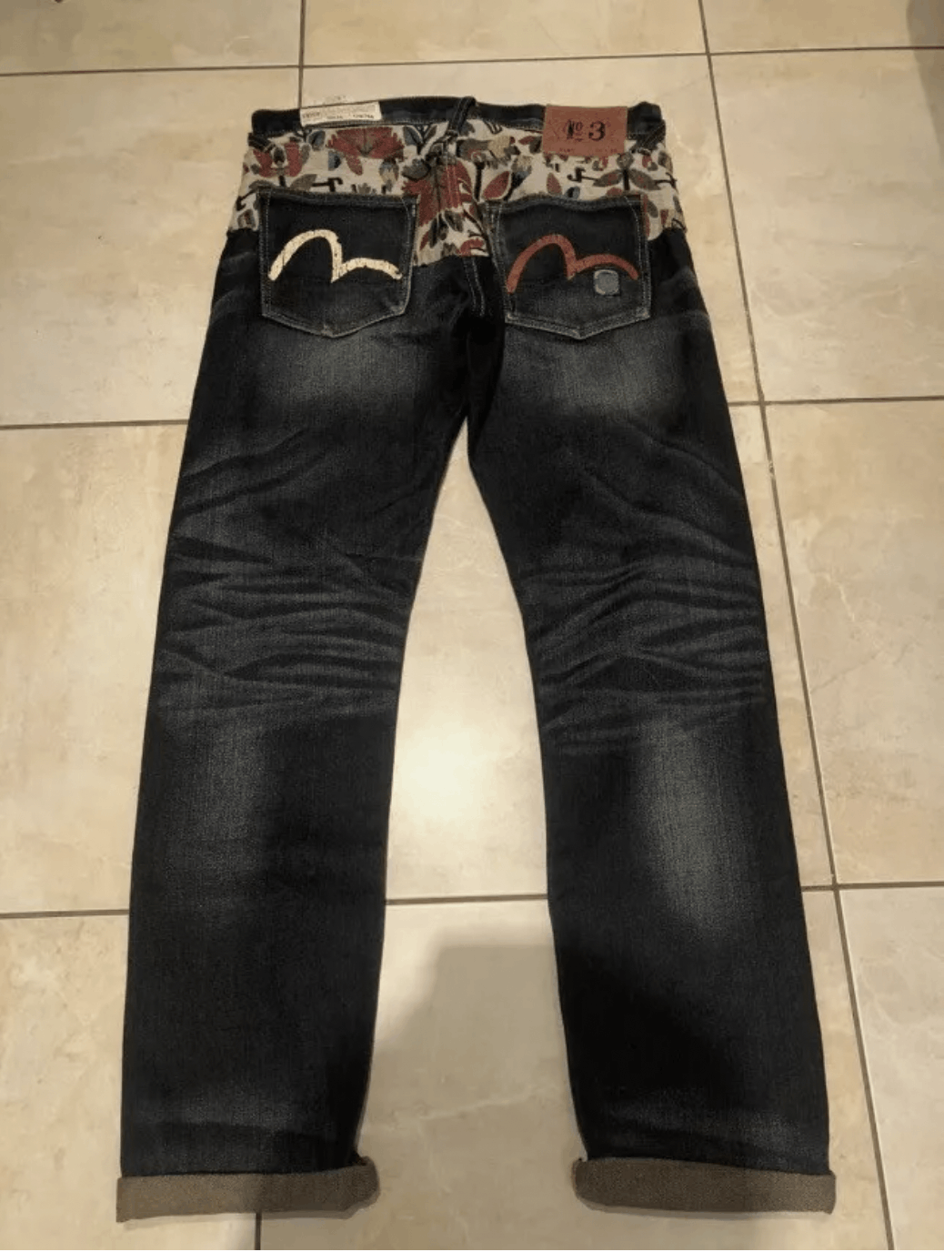 CLOT Evisu X CLOT Collab Mens Tribal Mayan Selvedge Denim Jeans Size US 30 / EU 46 - 1 Thumbnail