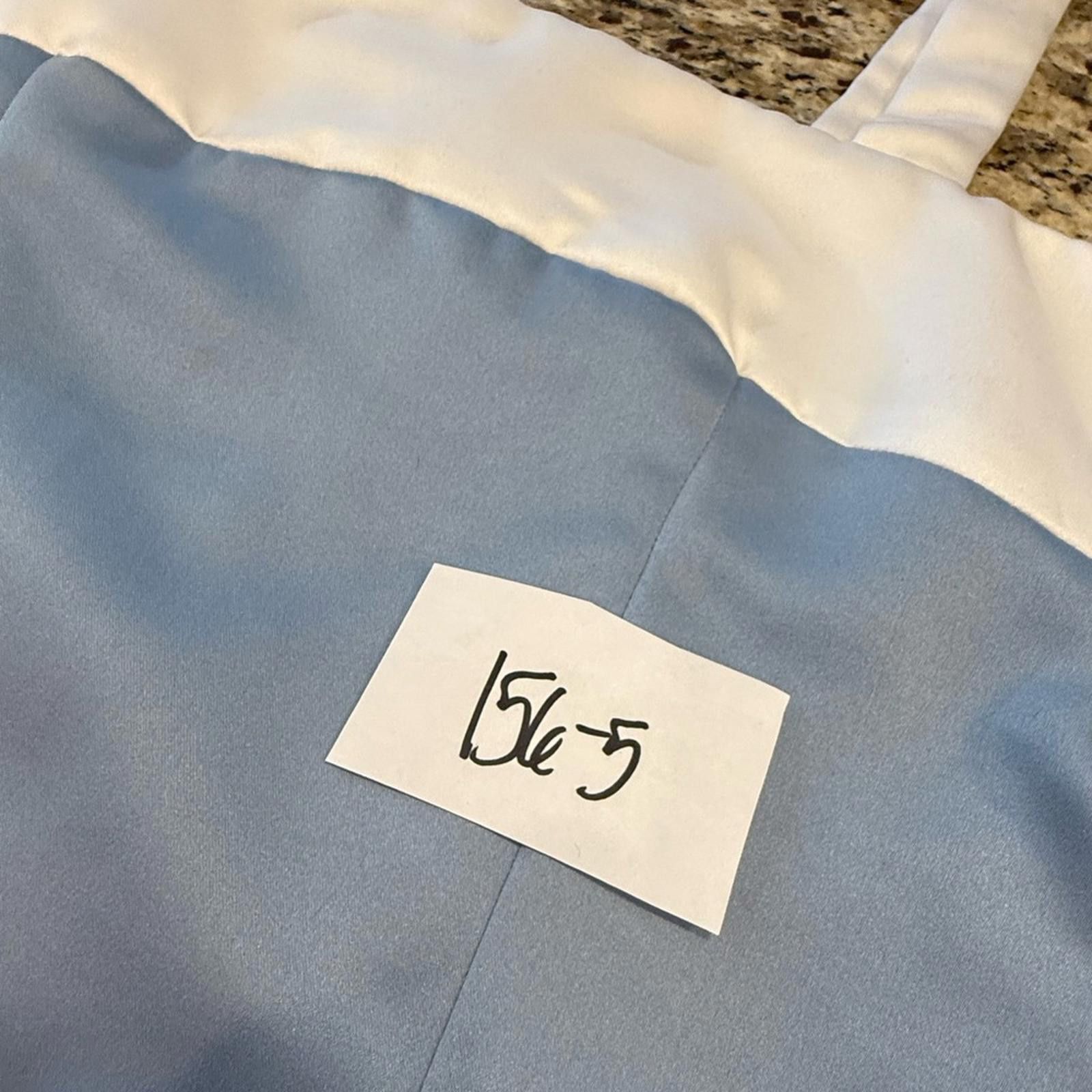 Other Handmade formal tunic top sky blue with white trim SZ SM Size S / US 4 / IT 40 - 9 Thumbnail