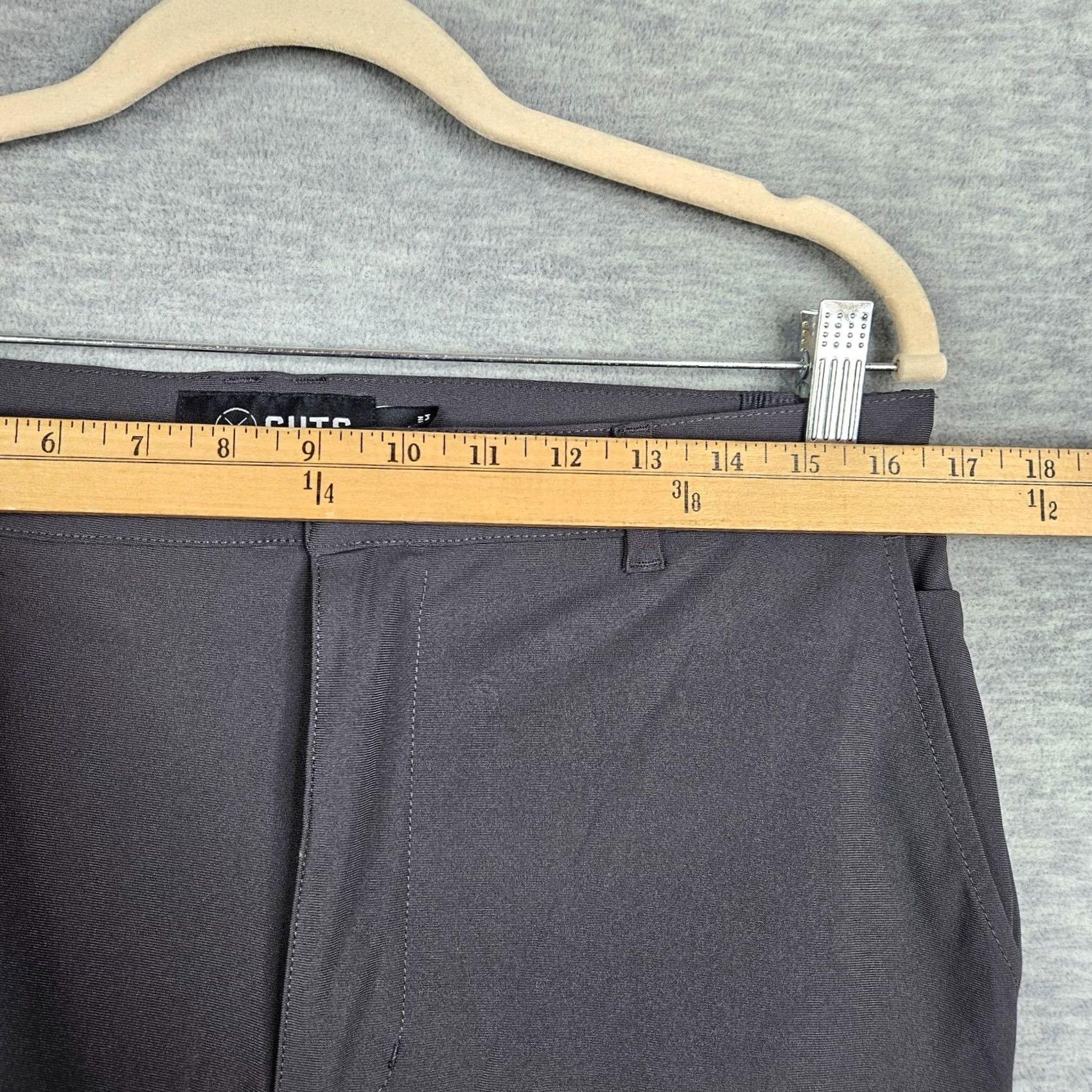 Vintage Cuts Men's Dark Grey Outdoor Hiking Jogger Chino Slacks Pocket Pant Size L Size US 33 - 7 Thumbnail