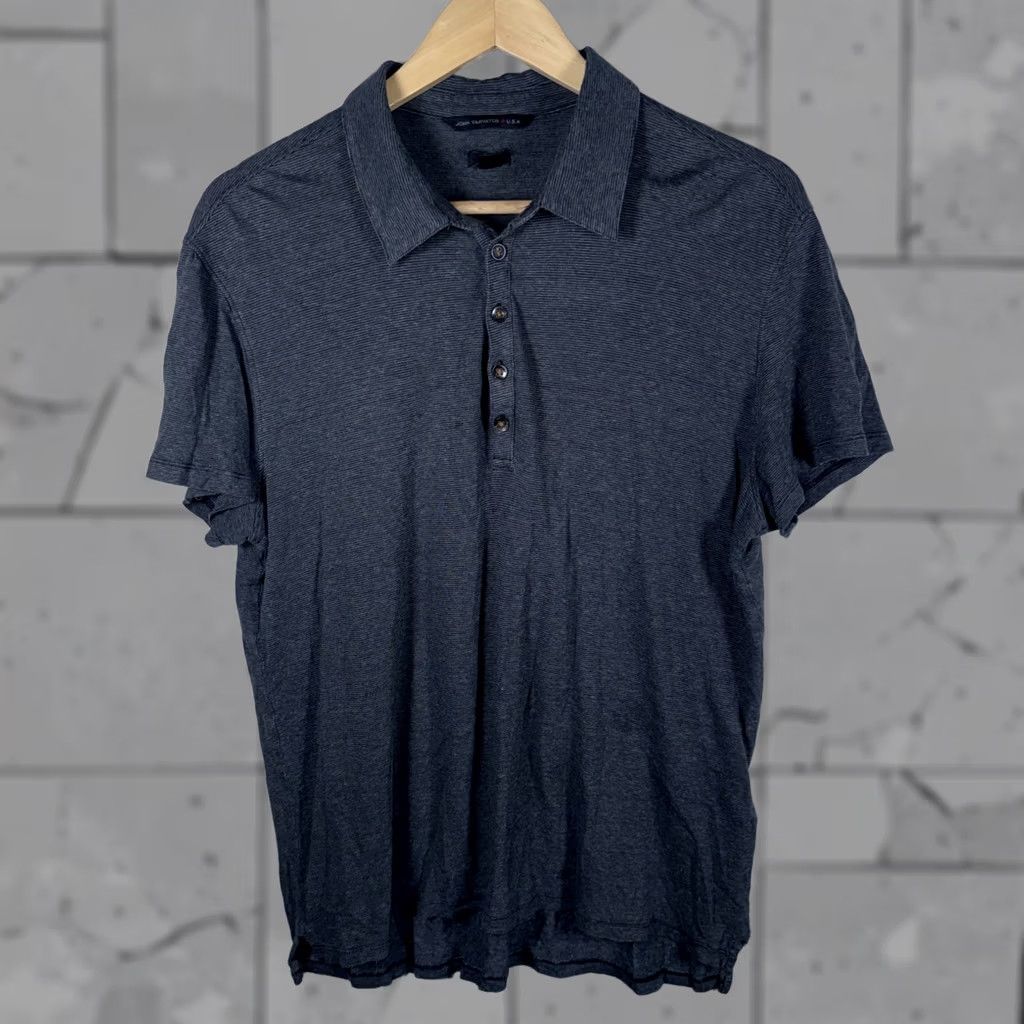 John Varvatos John Varvatos USA Luxe Gray Polo Shirt Mens Size L Shirt Gray USA Polo Mens L Size US L / EU 52-54 / 3 - 1 Thumbnail