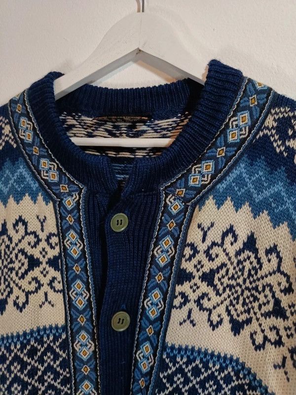 Dale Of Norway Vintage Nordstrikk Wool Cardigan Size US L / EU 52-54 / 3 - 8 Thumbnail