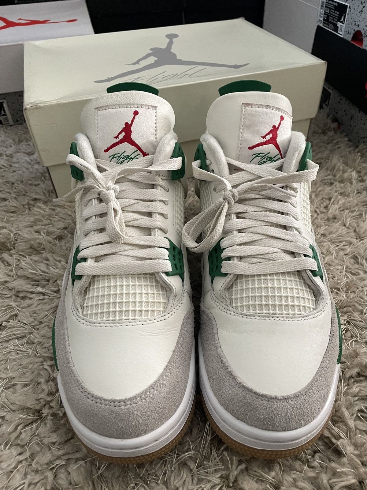 Jordan Brand Jordan 4 SB Pine Green Size US 9 / EU 42 - 4 Thumbnail