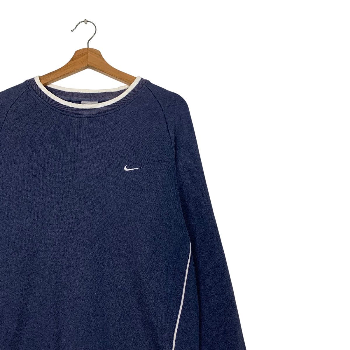 Nike Y2K NIKE Embroidery Small Logo Crewneck Sweatshirt #2196-C97 Size US M / EU 48-50 / 2 - 5 Thumbnail