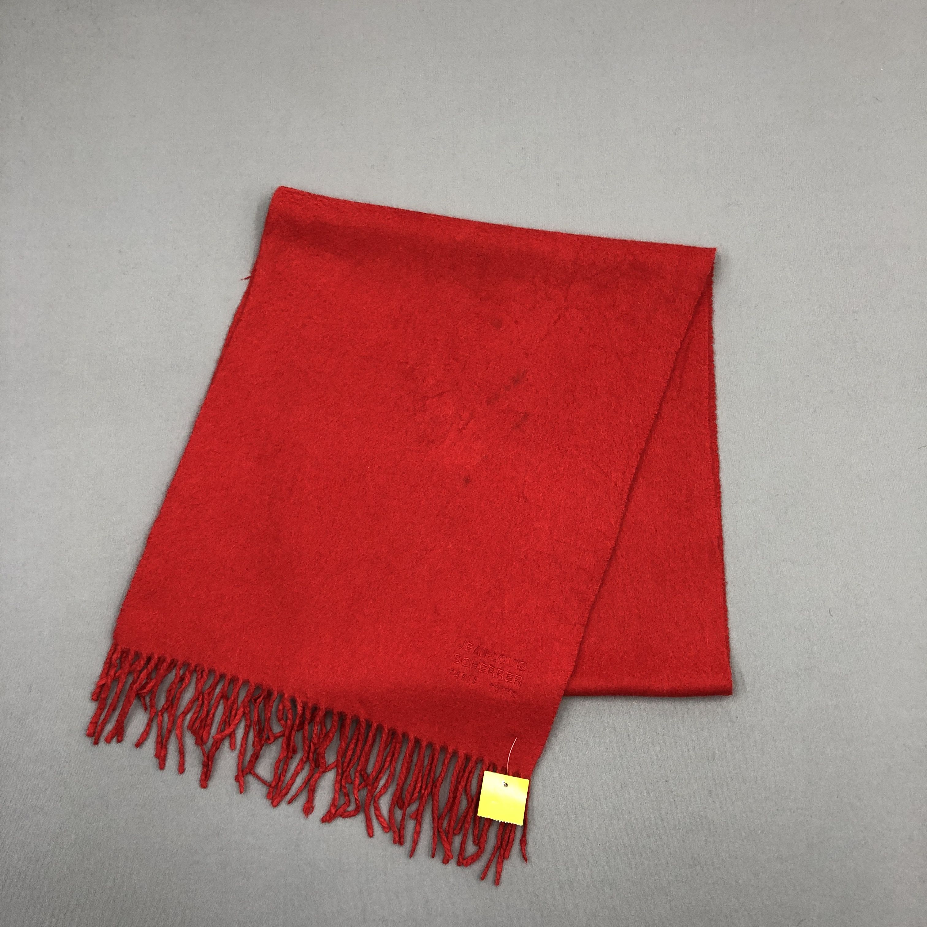 Jean-Louis Scherrer Vintage Jean Louis Scherrer Scarf Muffler Wool Scarves Size ONE SIZE - 3 Thumbnail