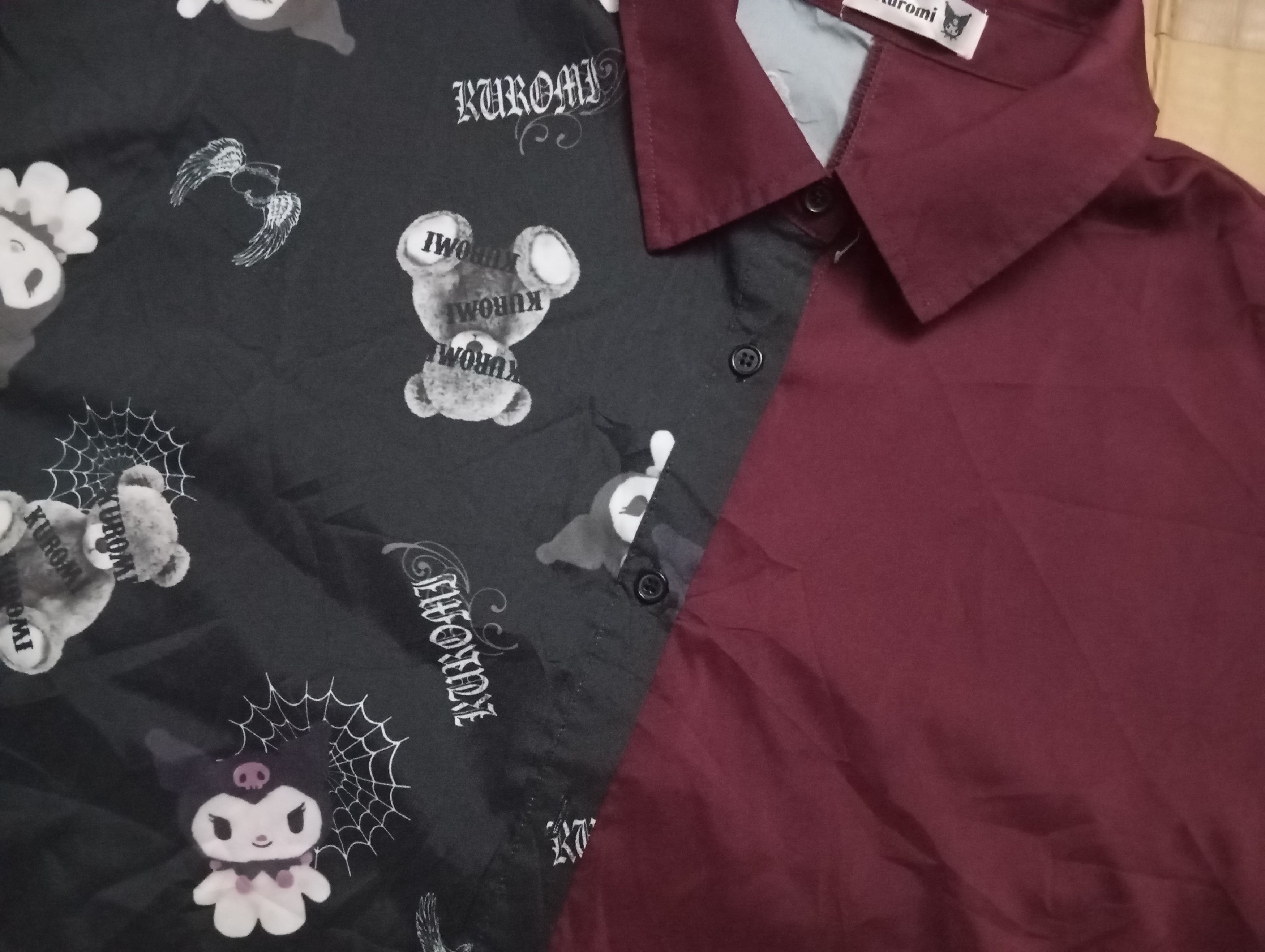 Japanese Brand Kuromi 😈 Shirt Gothic Emo Sanrio Hello Kitty Size L / US 10 / IT 46 - 1 Thumbnail