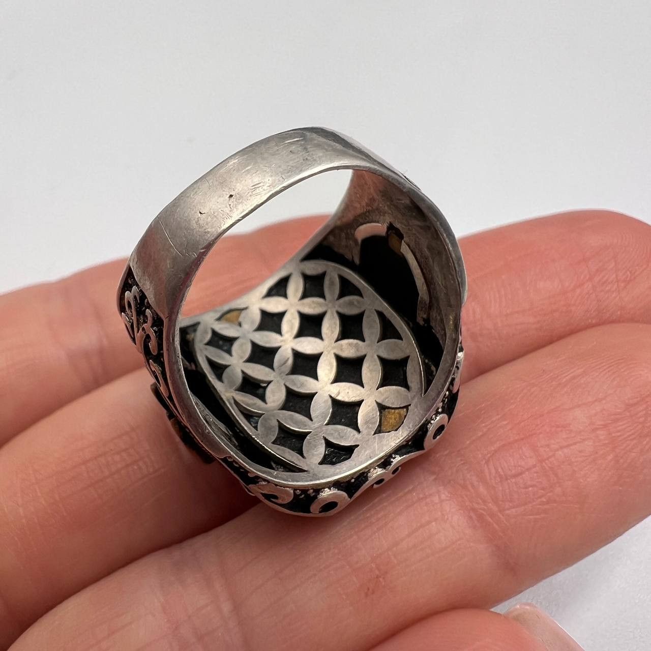Vintage Sterling Silver 925 Men’s Ring Size 8.5 Marked