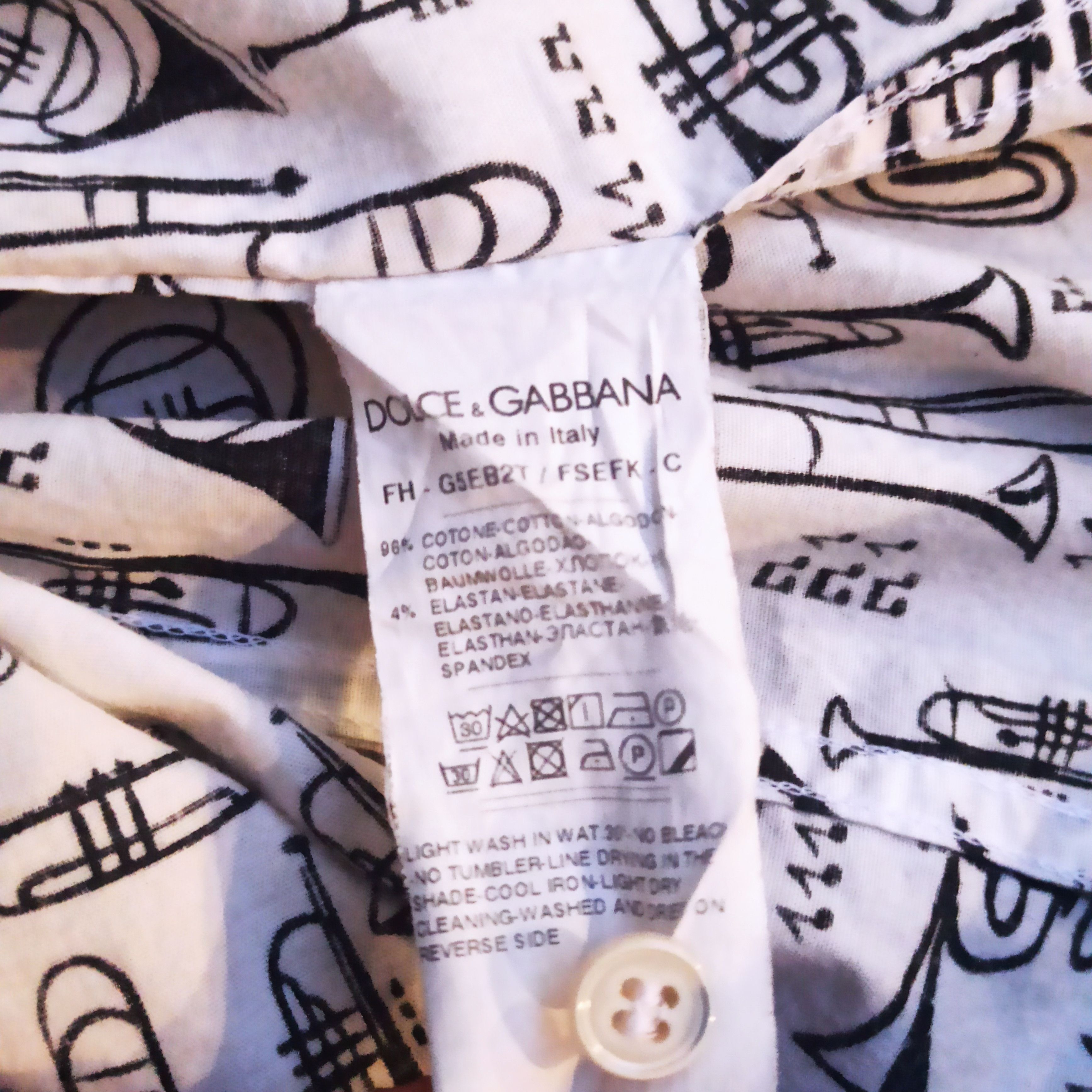 Dolce & Gabbana Shirt full print dolce & gabbana Size US L / EU 52-54 / 3 - 7 Thumbnail
