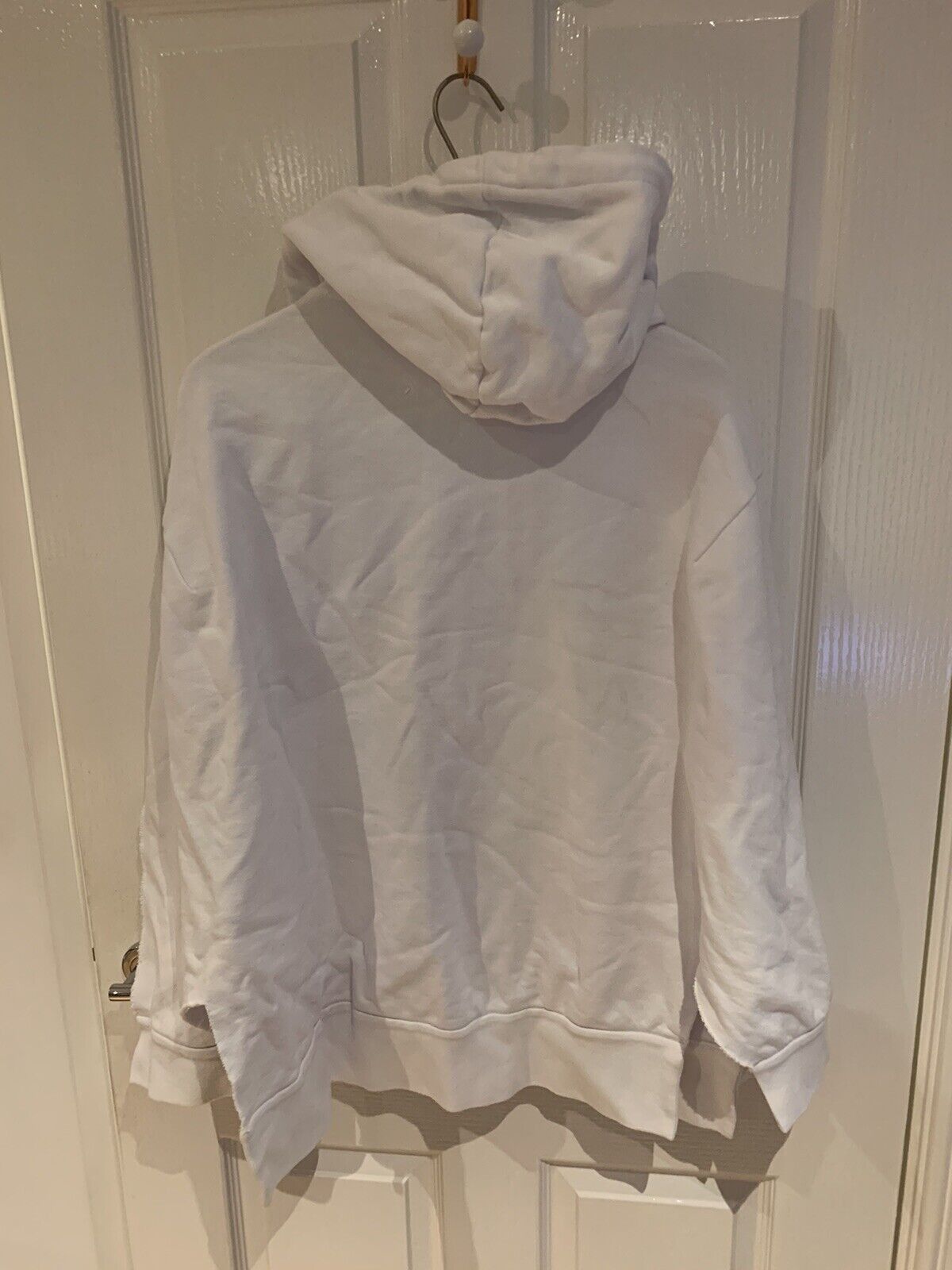 Maison Margiela MAISON MARTIN MARGIELA White Cape Raw Frayed Hoodie Size US XS / EU 42 / 0 - 3 Thumbnail