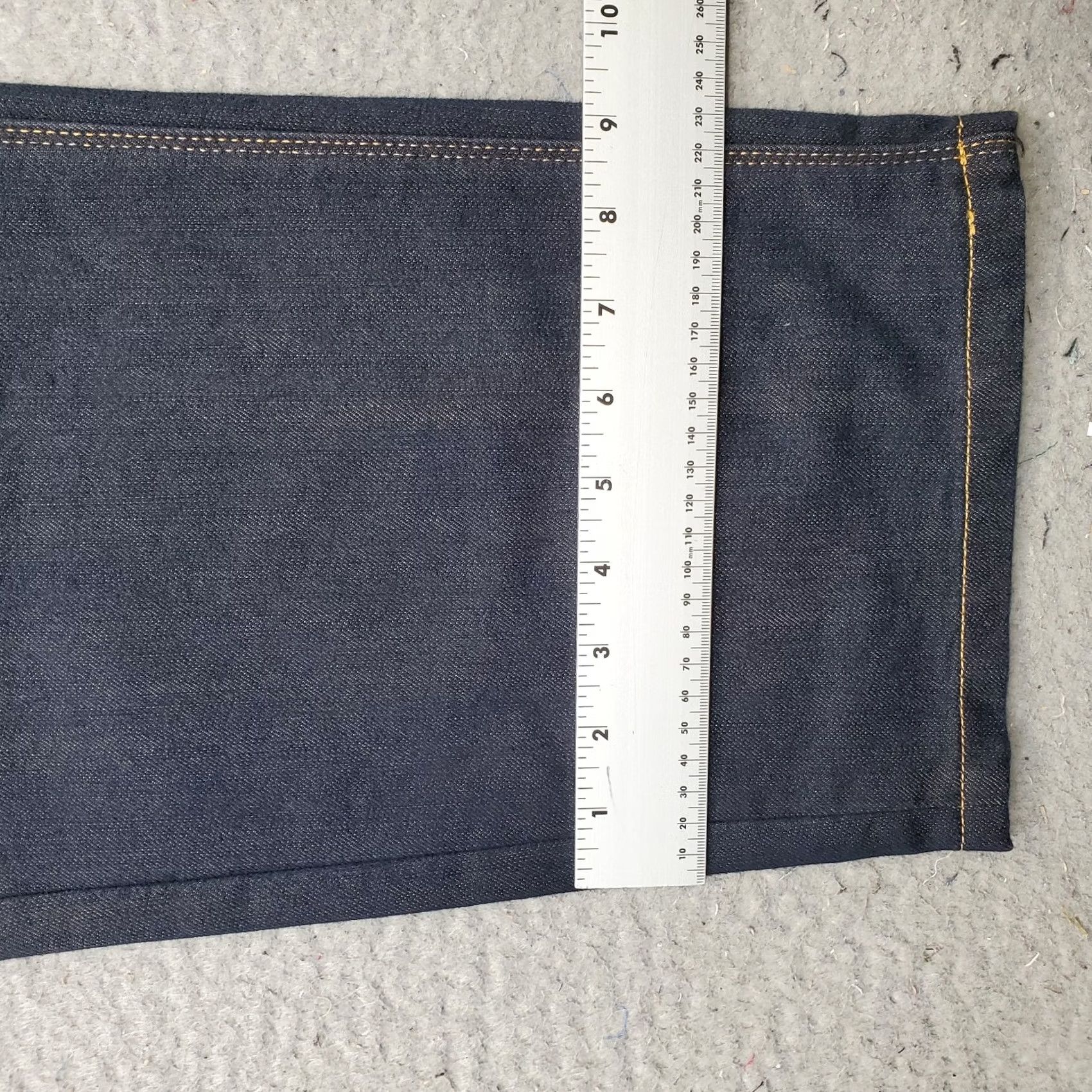 Apt. 9 Apt. 9 Jeans Mens 44/32 Blue Denim Straight Fit 500 Khaki Weft Stretch AP329006X Mens Size 44 Jeans Blue Denim Straight Fit 32 Inseam 5-Pocket NWT Size US 44 / EU 60 - 5 Thumbnail