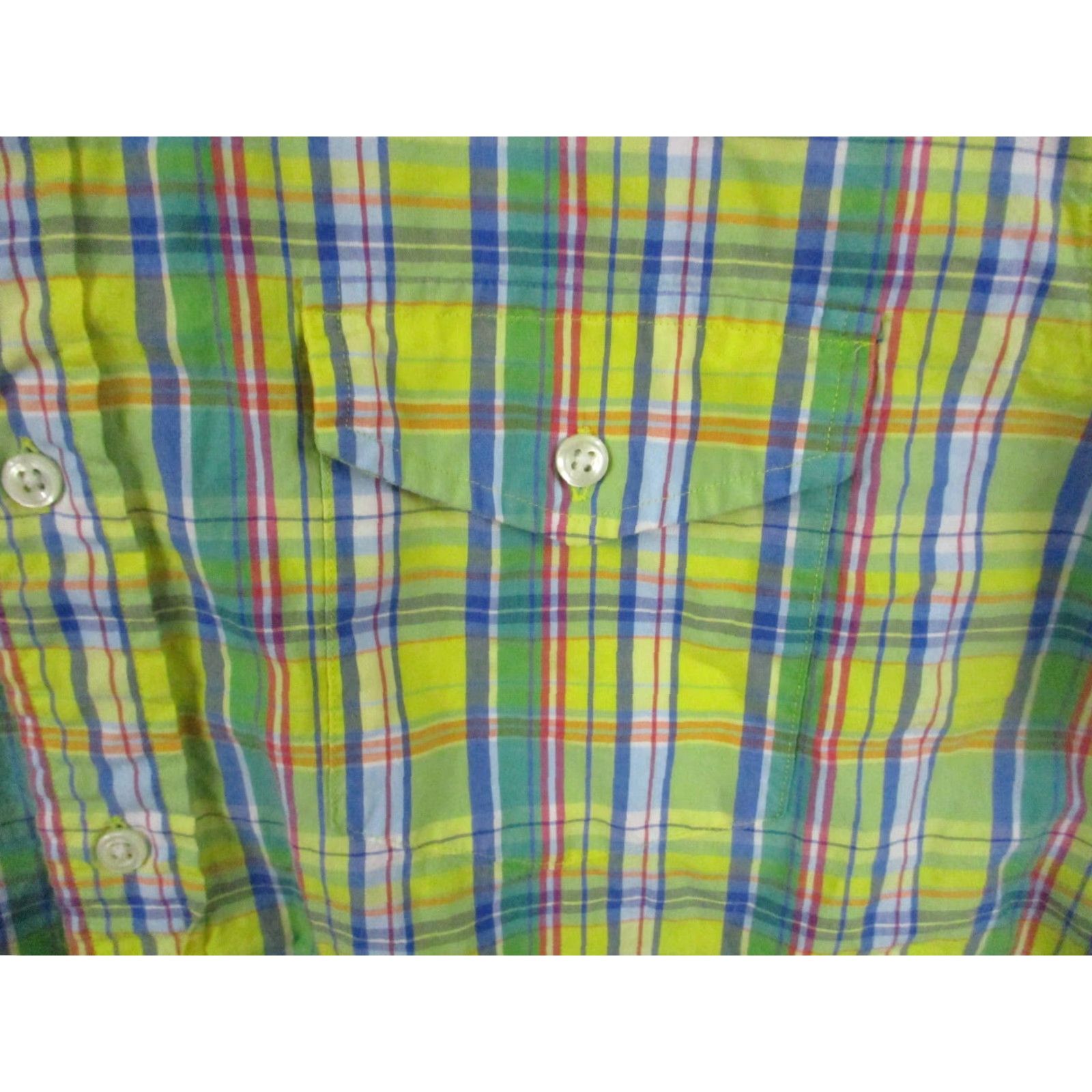 Ralph Lauren Ralph Lauren Shirt Mens Large Multicolor Plaid Pocketed Long Sleeve Button-Up Shirt Size US L / EU 52-54 / 3 - 2 Thumbnail