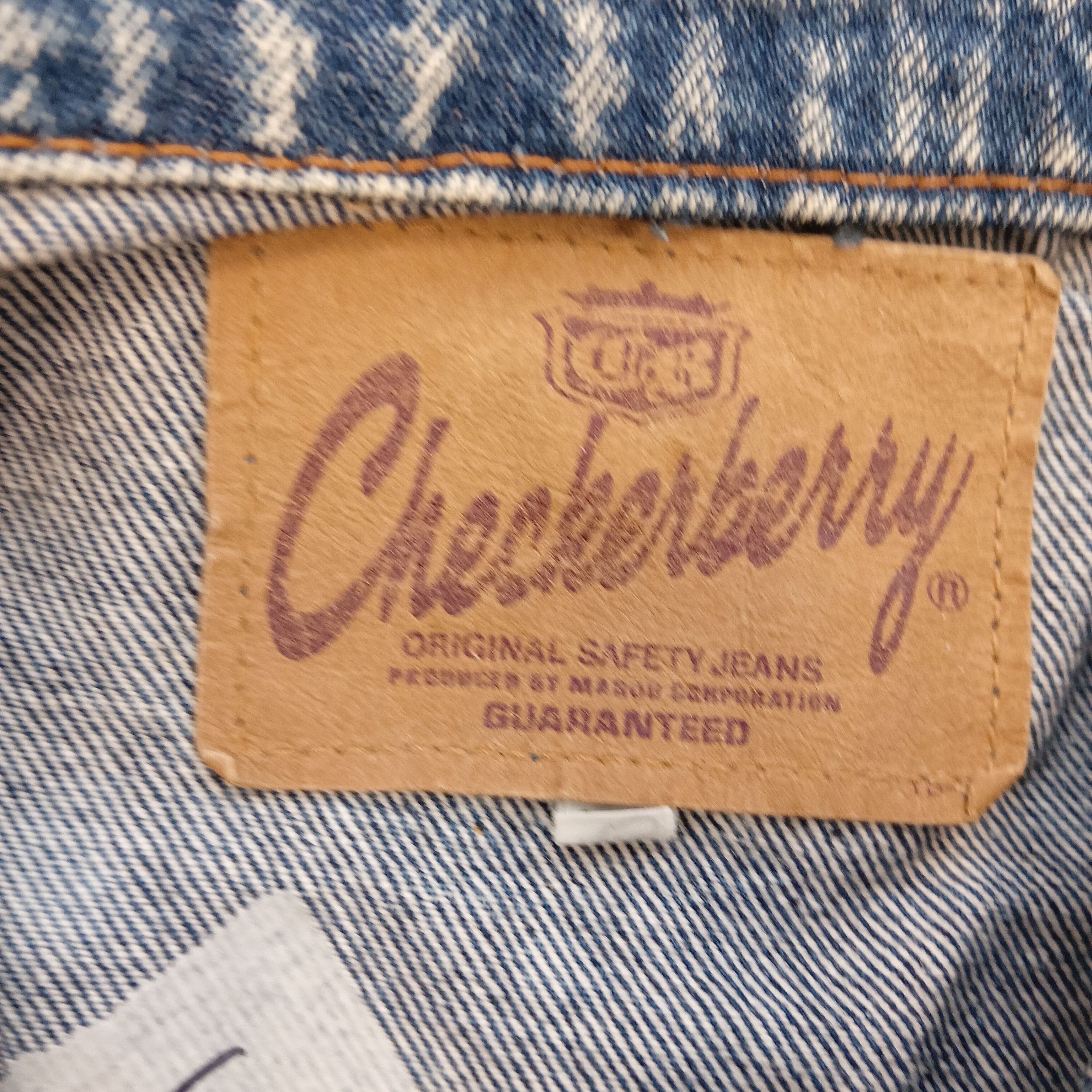 Vintage CHECKERBERRY MEN JACKET JEANS XL SCOVILL BUTTON Size US XL / EU 56 / 4 - 5 Thumbnail
