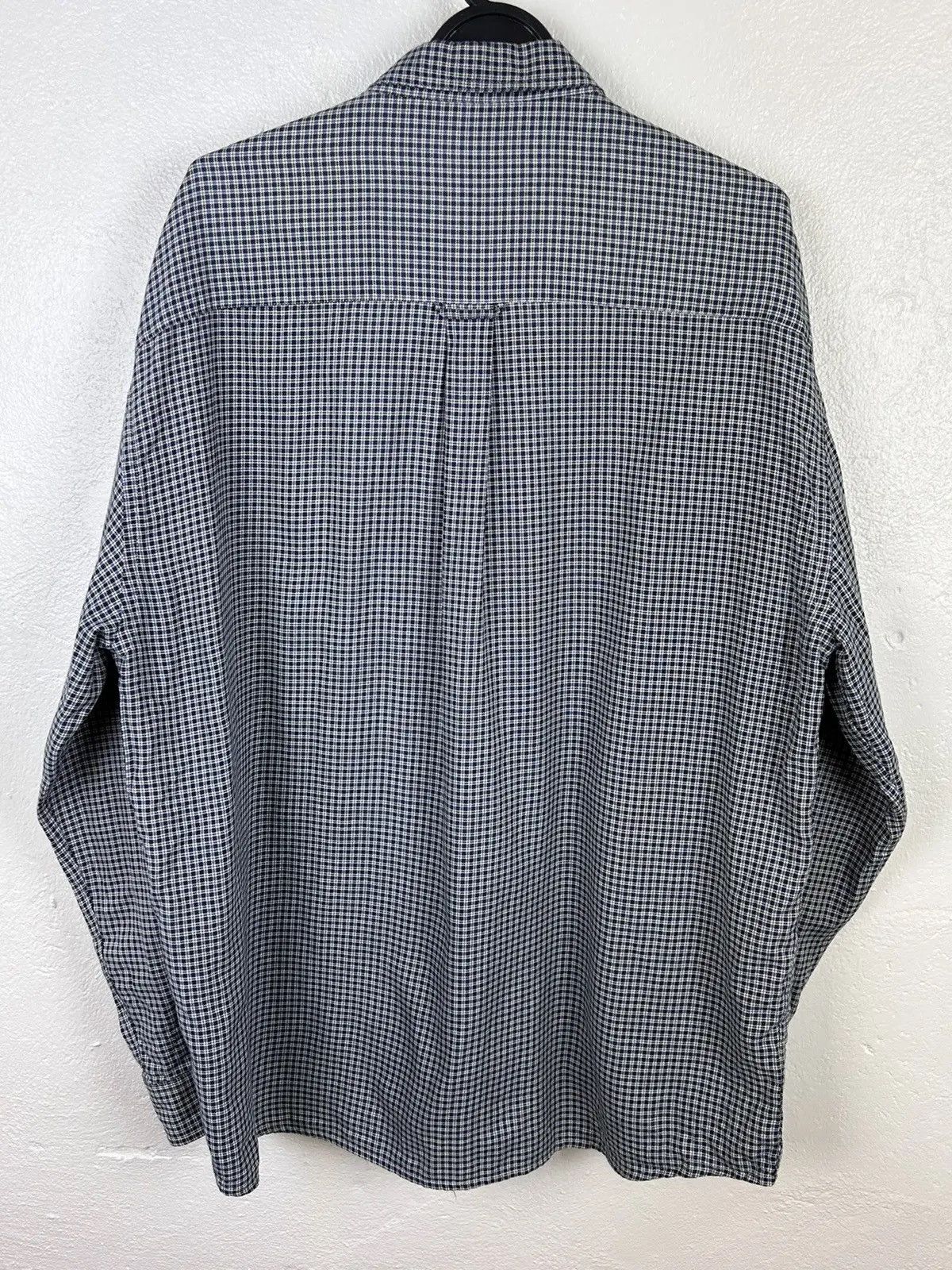 Vintage Vintage Paco Rabanne Paris Checkered Long Sleeve Shirt Size US L / EU 52-54 / 3 - 6 Thumbnail