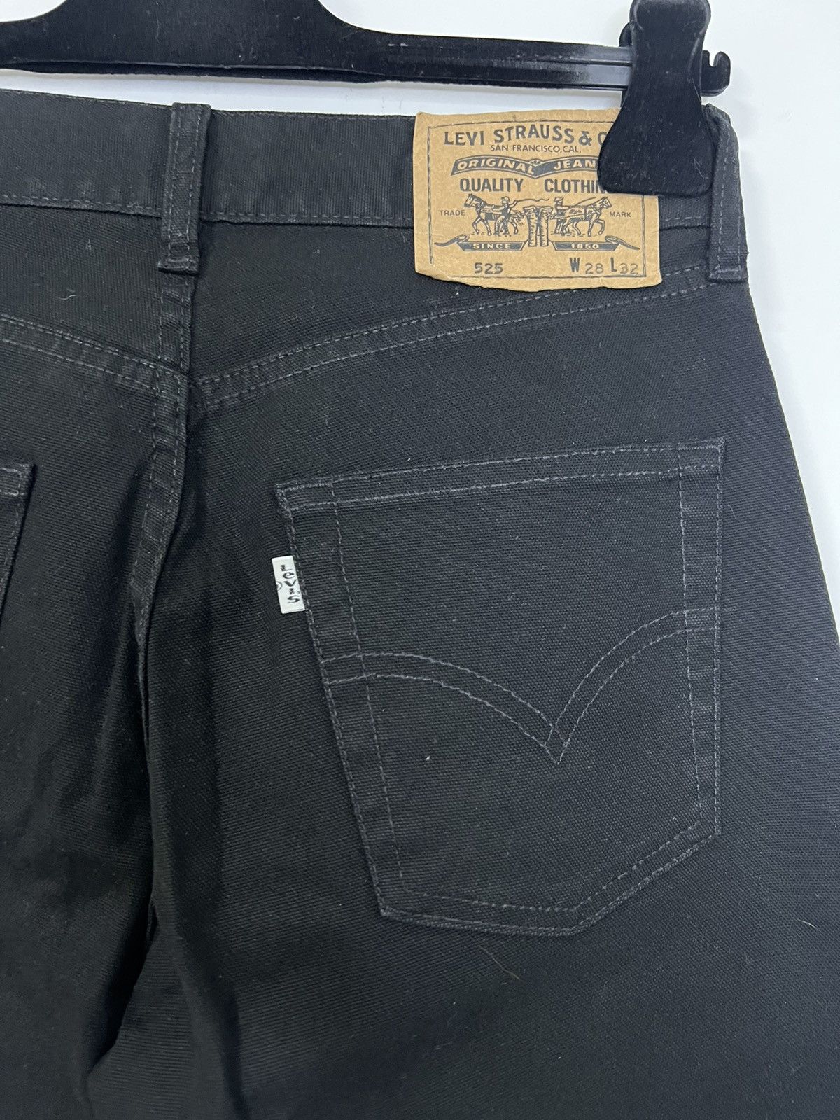 Levi's Levi’s 525 jeans black panta vintage s Size 28" / US 6 / IT 42 - 2 Thumbnail