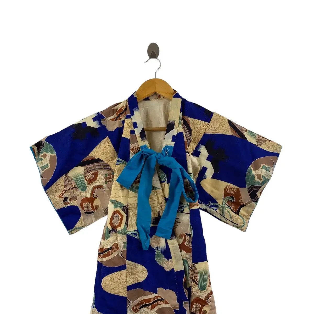 Other Vintage 80’ JAPAN TRADITIONAL Culture Art Painting Kimono Size XXS / US 00 / IT 34 - 2 Thumbnail