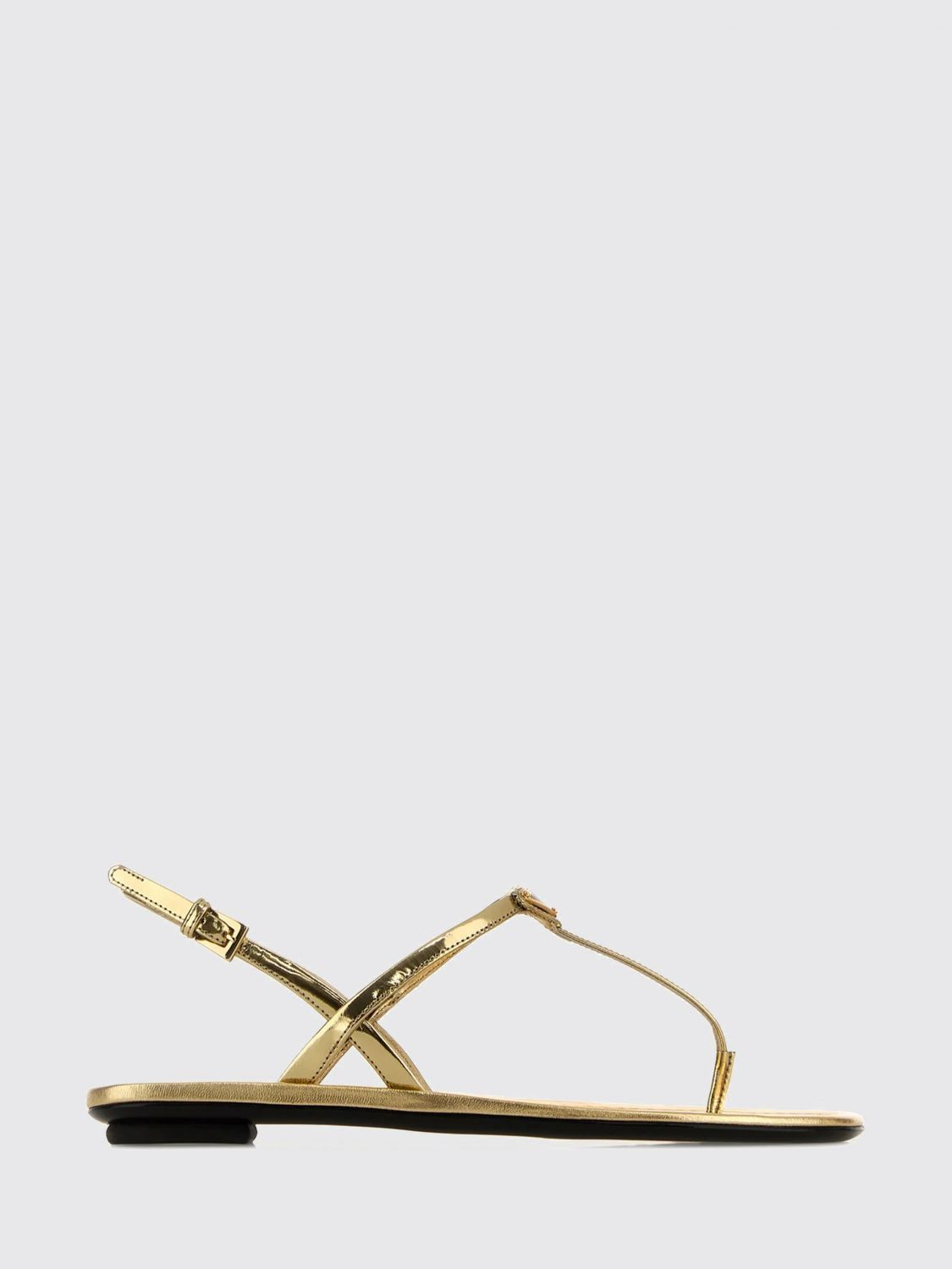 Prada Prada Flat Sandal Woman Gold Size US 7.5 / IT 37.5 - 1 Preview