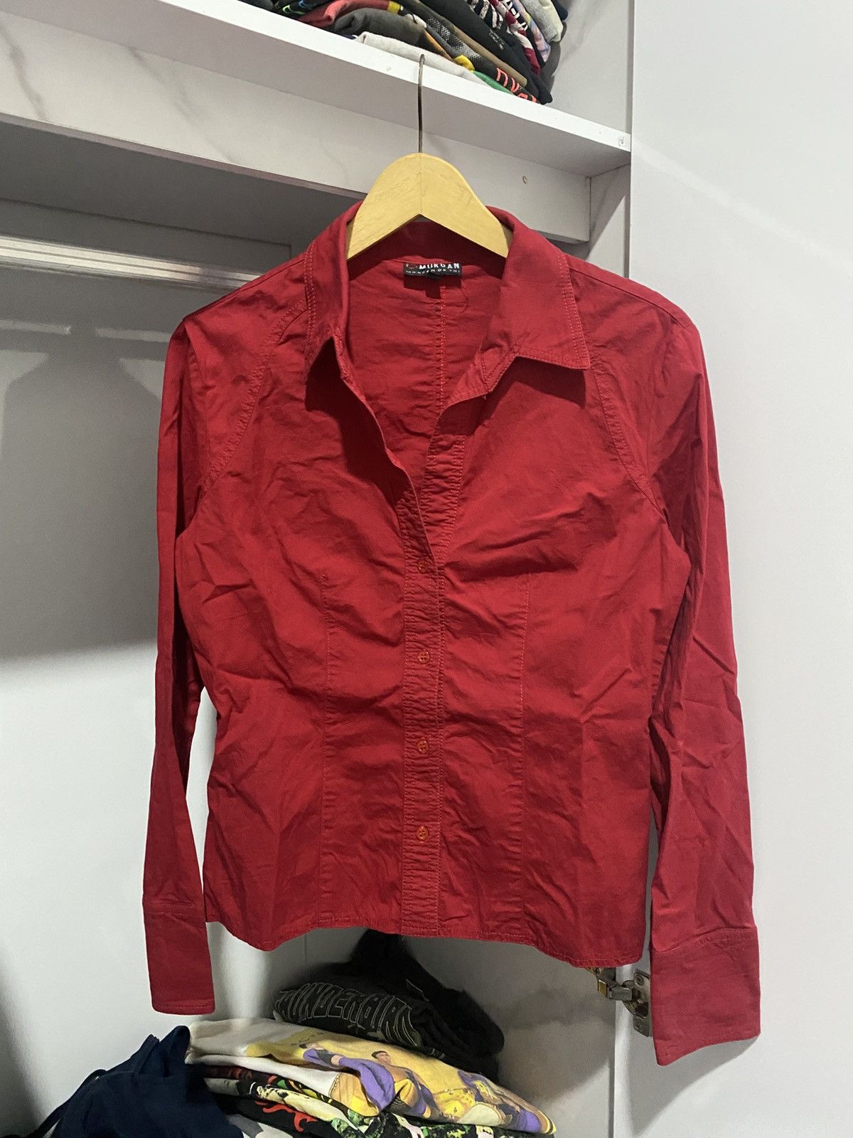 Issey Miyake × Japanese Brand × Morgan De Toi Morgan De Toi Japanese Button Shirt Size US M / EU 48-50 / 2 - 1 Thumbnail