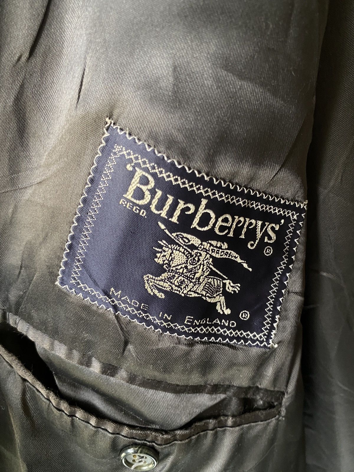 Burberry Prorsum Vintage Burberrys Double Breasted Wool Long Coat Size US L / EU 52-54 / 3 - 13 Thumbnail