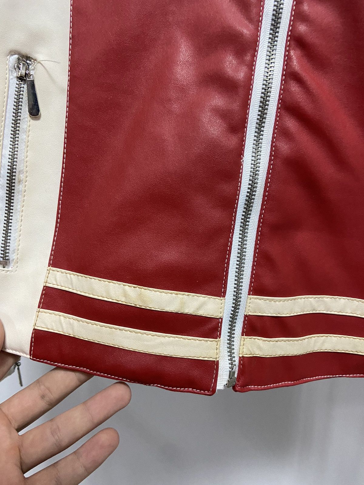 Vintage Grand Prix Racing leather Jacket Vintage wonder Team Size US M / EU 48-50 / 2 - 12 Thumbnail