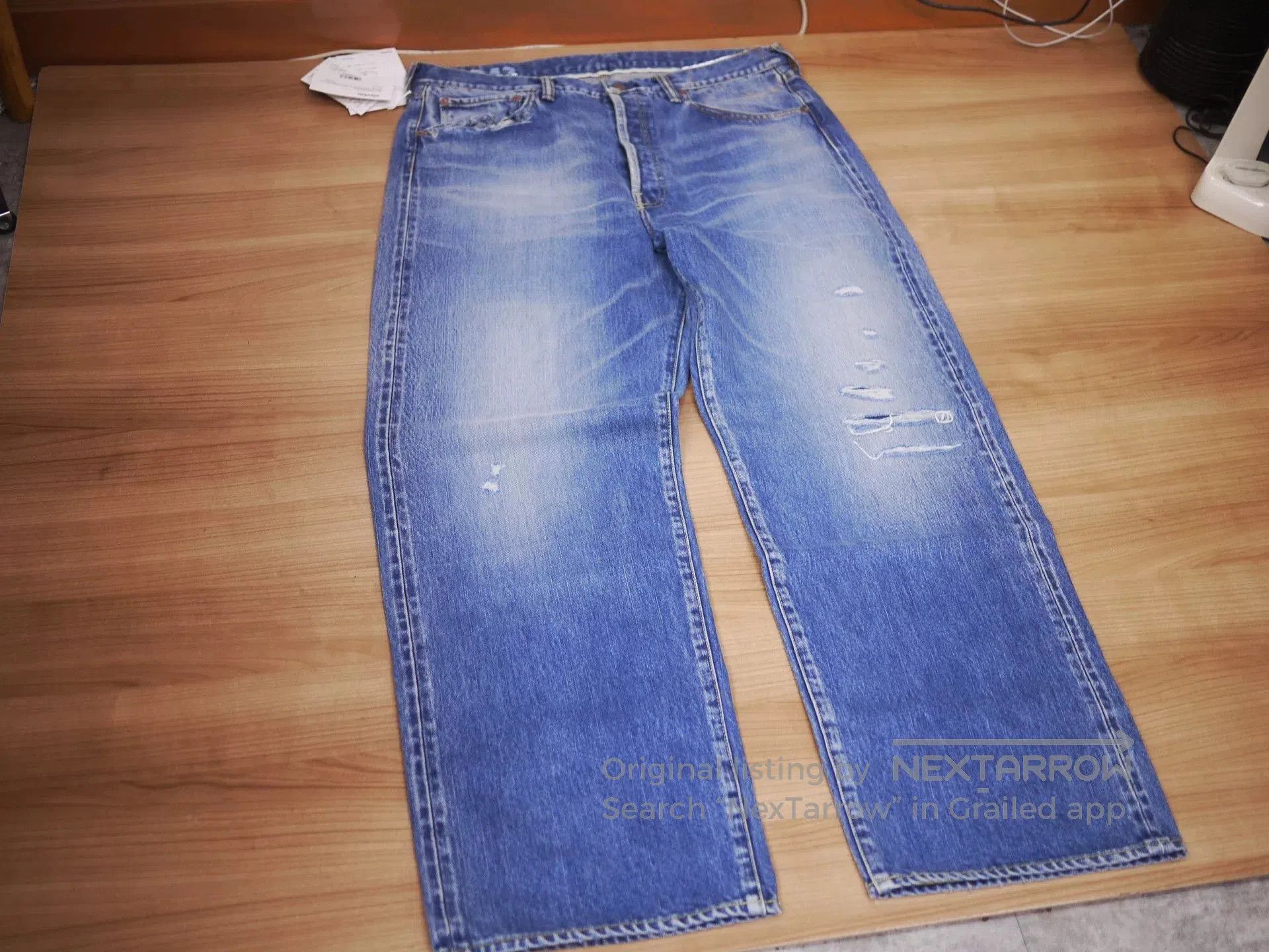 Visvim visvim social sculpture wide leg jeans. Size US 34 / EU 50 - 2 Thumbnail