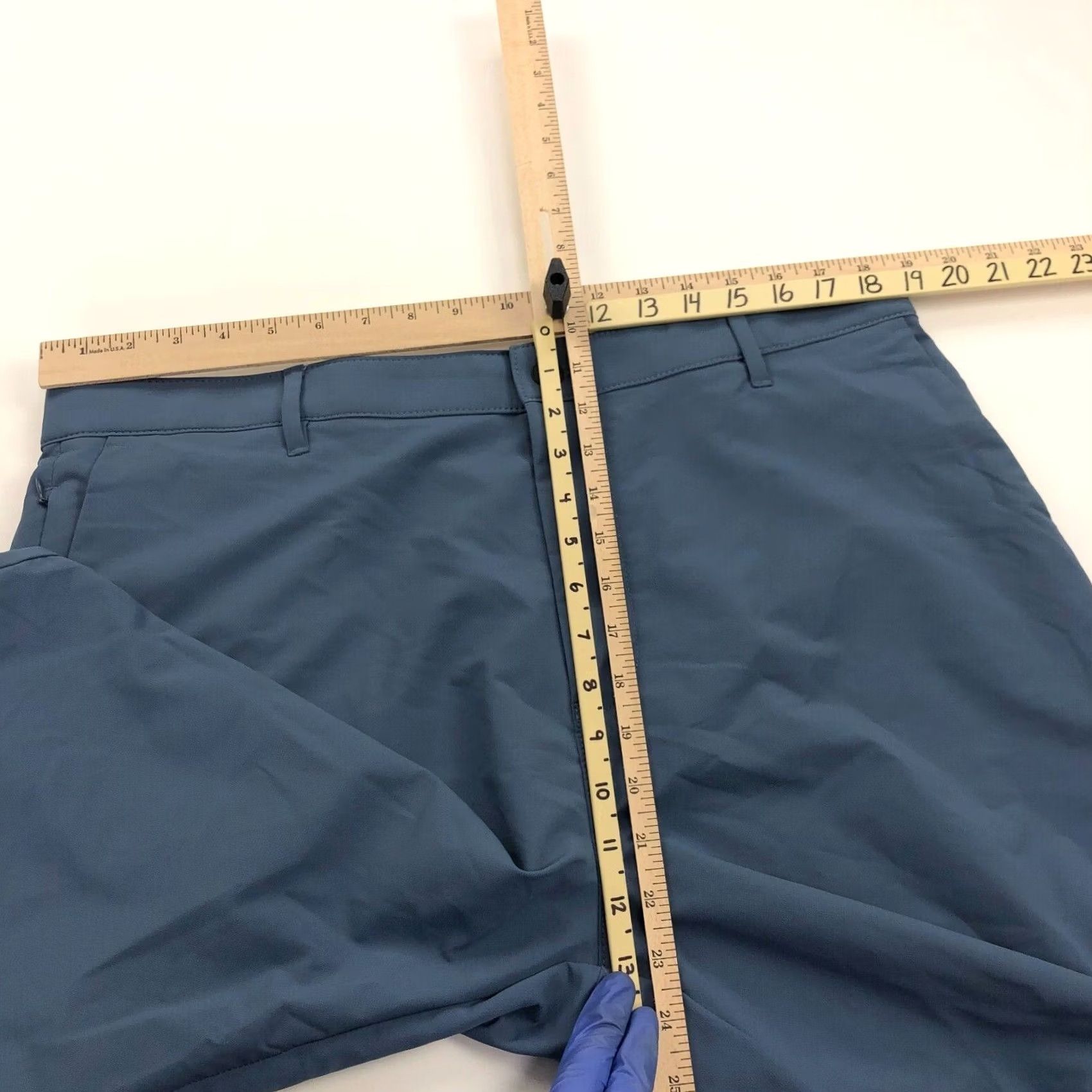 Banana Republic Banana Republic Chino Pants 38x34 Flat Front Tech Stretch Button Belt Loops Blue Regular Men’s Pants 38 W 34 L Modern American Size US 38 / EU 54 - 6 Thumbnail
