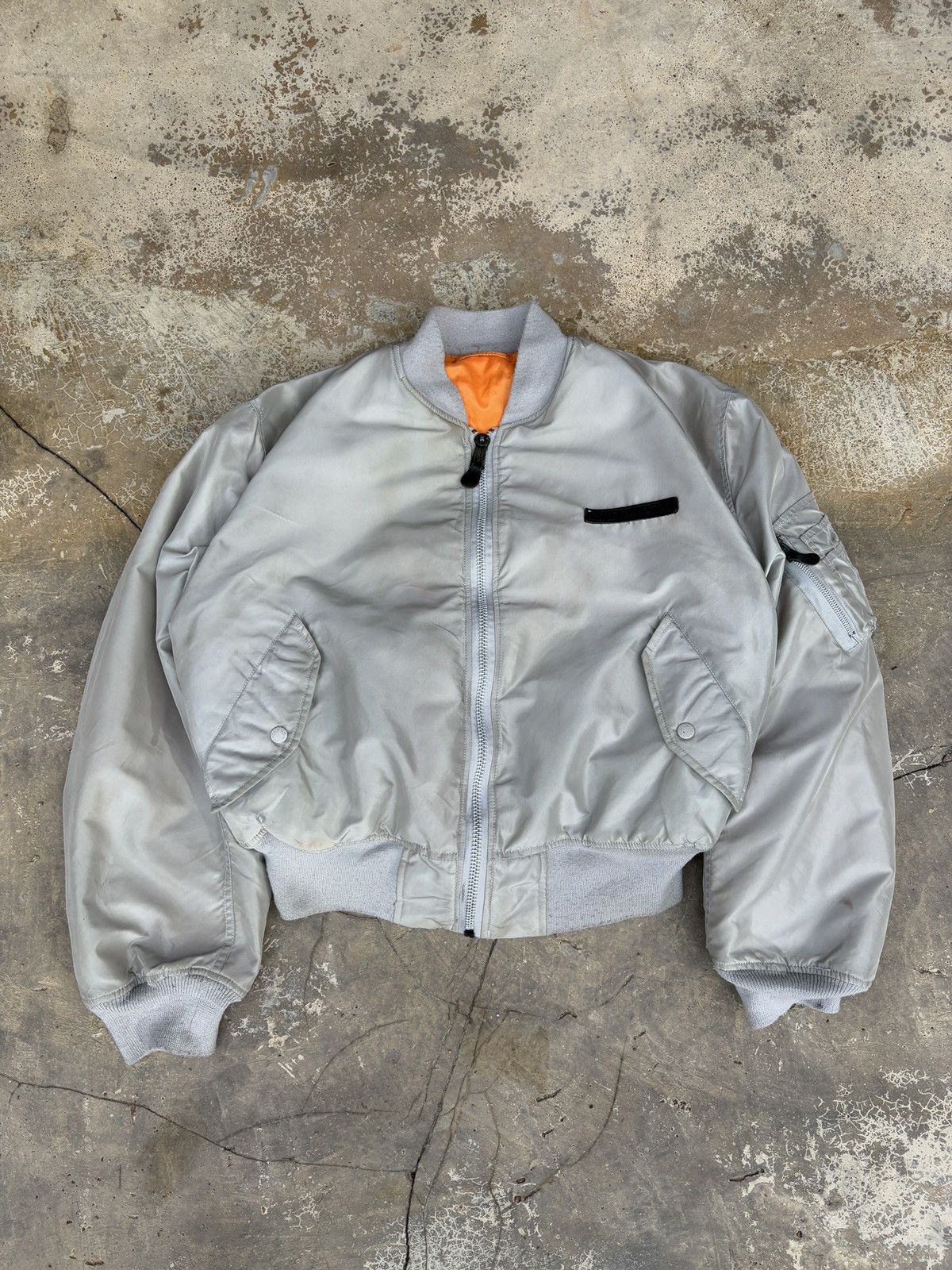 Avirex × Vintage Vintage Avirex Ma-1 Intermediate Bomber Jacket Reversible Size US L / EU 52-54 / 3 - 7 Thumbnail