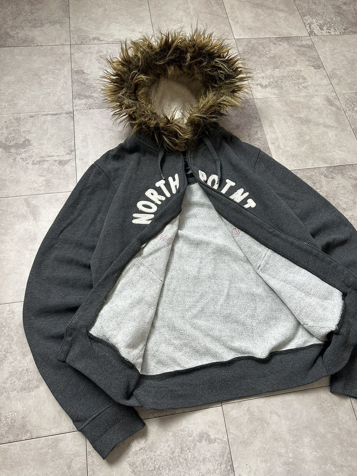 Hysteric Glamour × If Six Was Nine × Le Grande Bleu (L.G.B.) Vintage LGB If Six Was Nine Style Faux Fur Zip Hoodie Jacket Size US XL / EU 56 / 4 - 7 Thumbnail