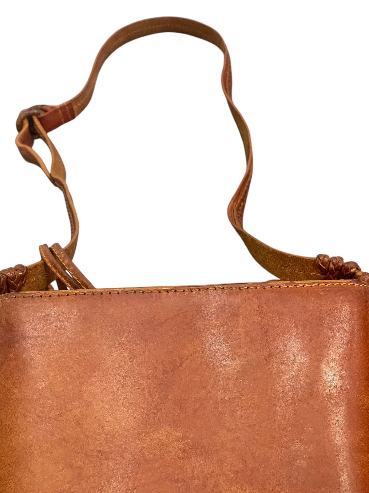 Comme des Garcons × Stussy Full Leather Beauty Patina Re Creation Cross Body Bag 2🟩0 Size ONE SIZE - 15 Thumbnail