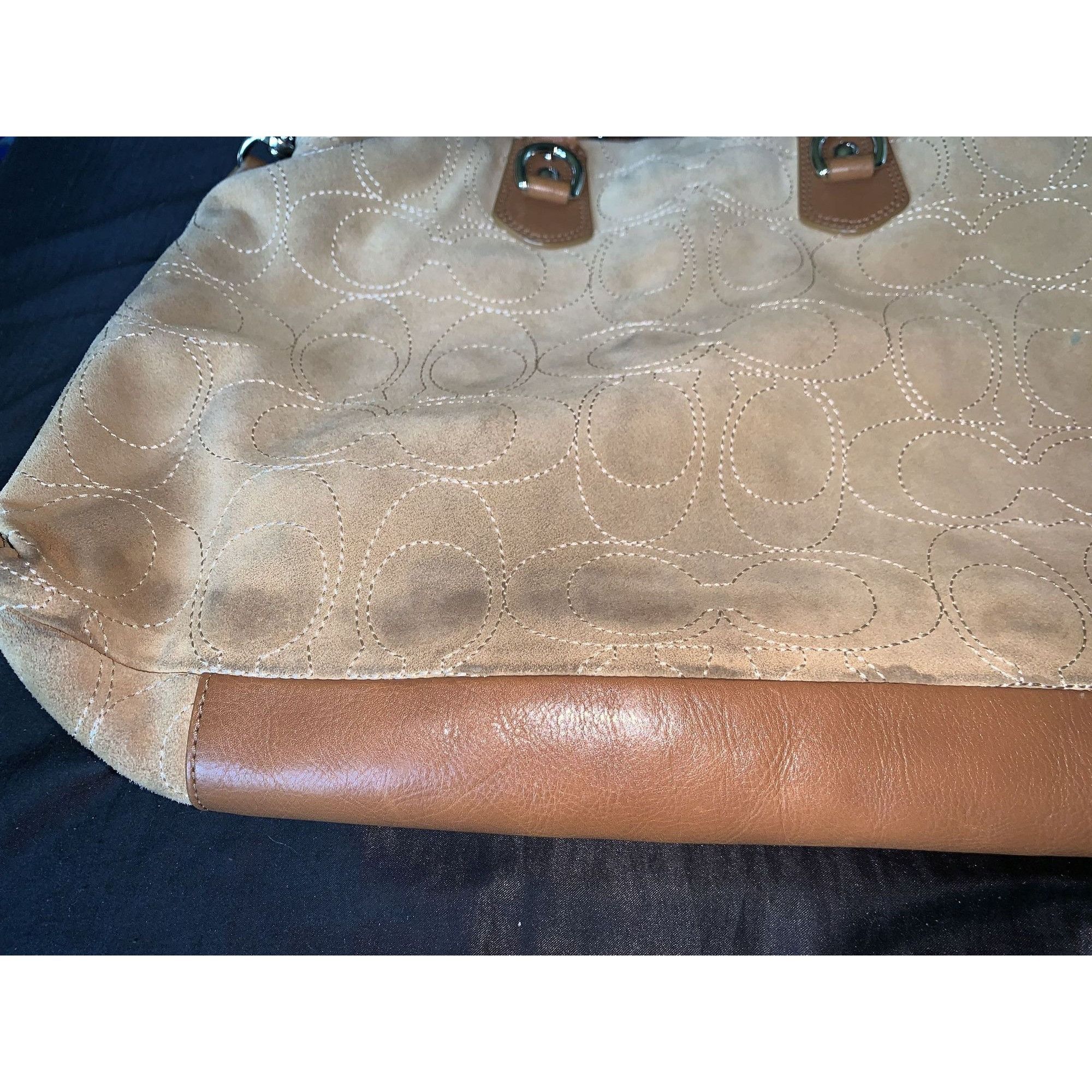 Coach Vintage Coach Convertible Two-way Suede Handbag Size ONE SIZE - 5 Thumbnail