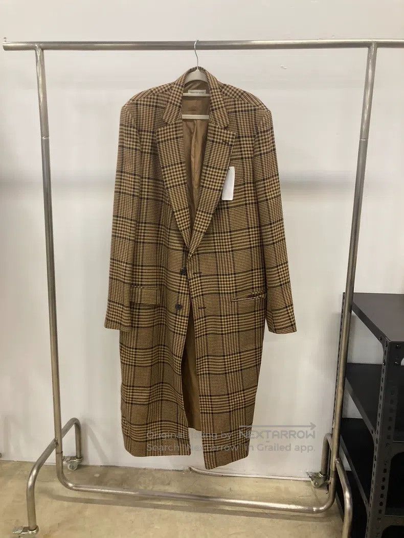 Dries Van Noten Dries Van Noten size:48 Plaid Long Coat Size S / US 4 / IT 40 - 1 Thumbnail