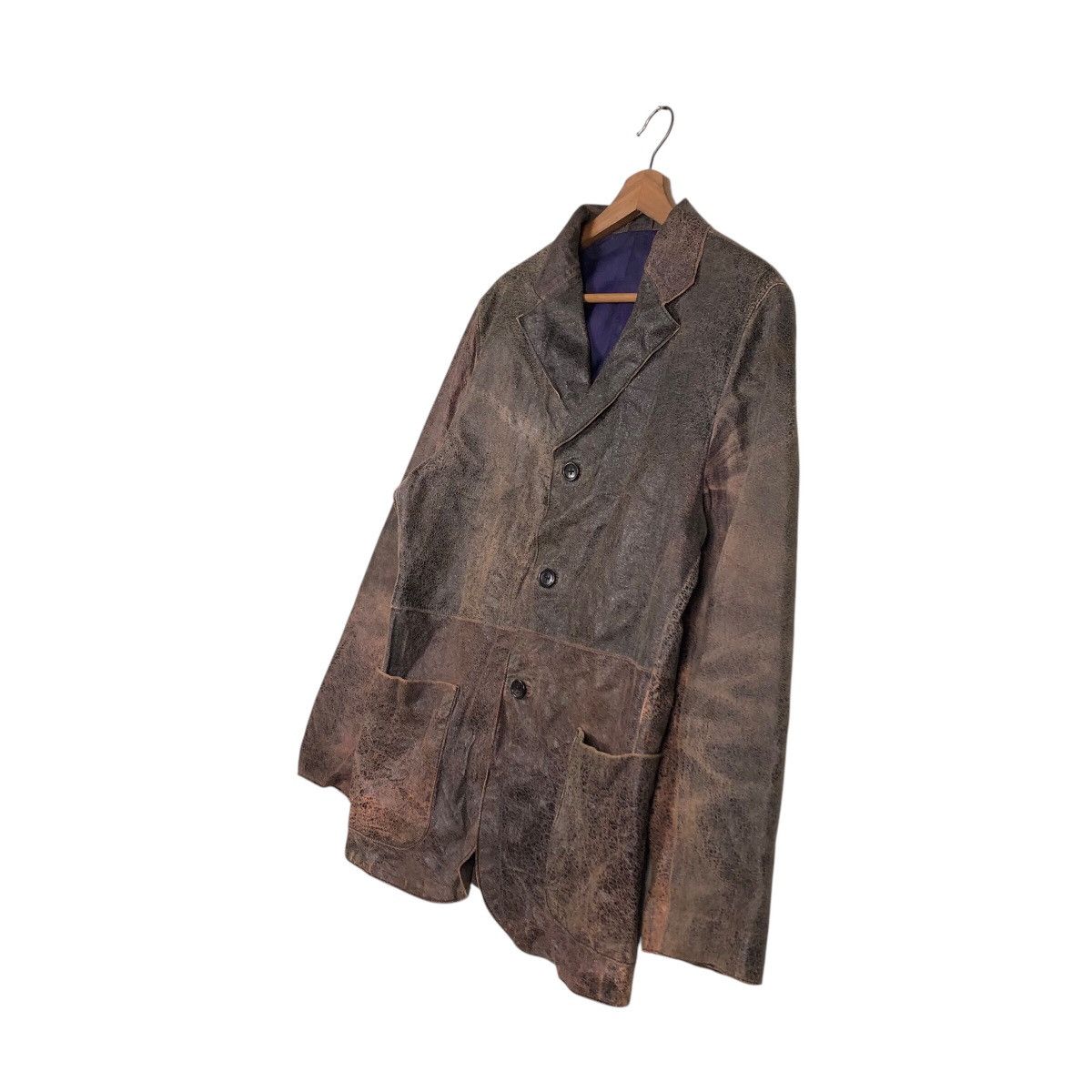 Hysteric Glamour 📌Vintage Chore Worker Leather Jacket Button Tornado Mart Size US M / EU 48-50 / 2 - 3 Thumbnail