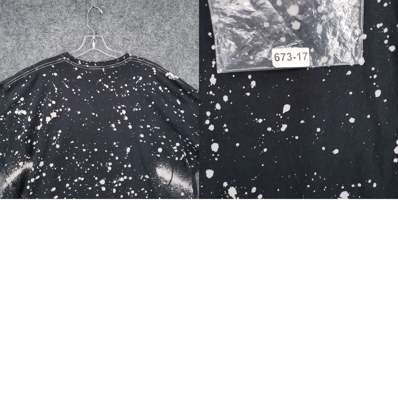 Vintage The Rolling Stones T Shirt Womens 2XL Black Short Sleeve Tie Dye Splatter Size XXL / US 16-18 / IT 52-54 - 8 Thumbnail
