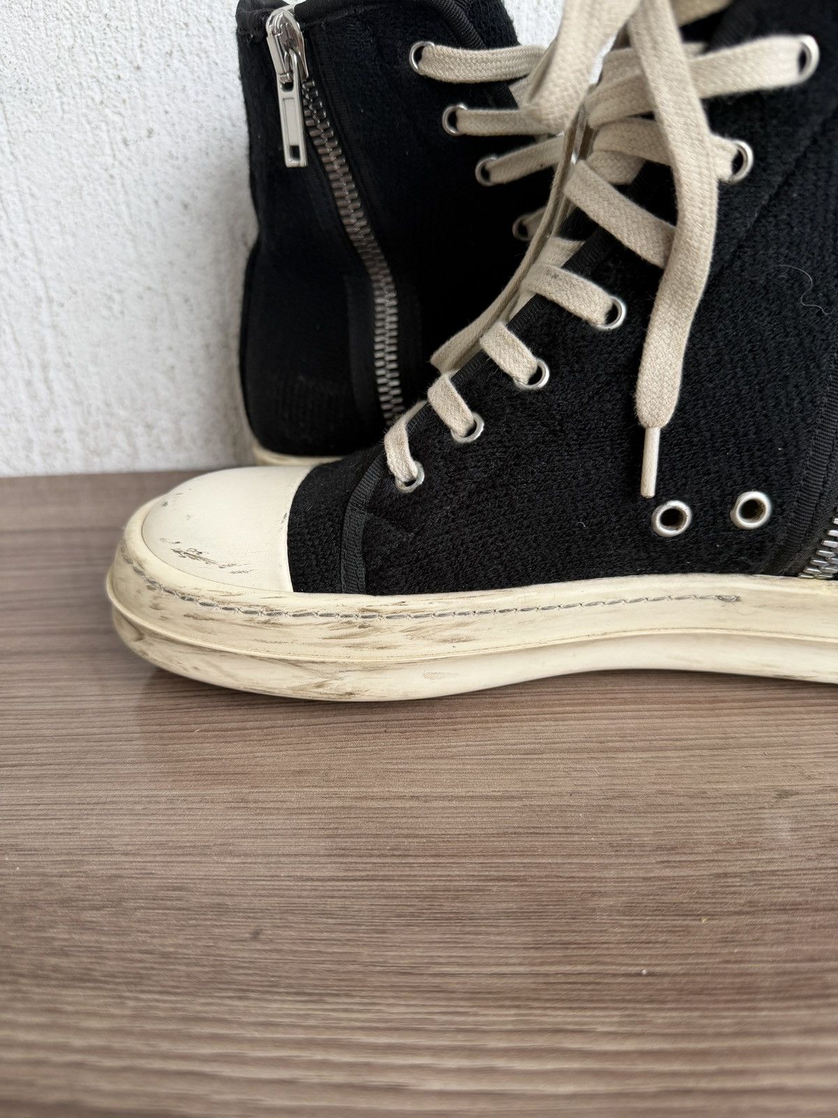 Rick Owens Drkshdw Wool drkshdw ramones Size US 5.5 / IT 35.5 - 14 Thumbnail