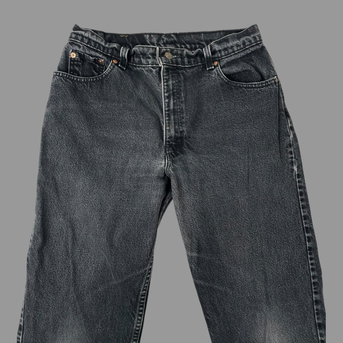 Levi's × Vintage Vintage 90s Levi’s 551 tapered leg black denim jeans Size 36" / US 14 / IT 50 - 4 Thumbnail