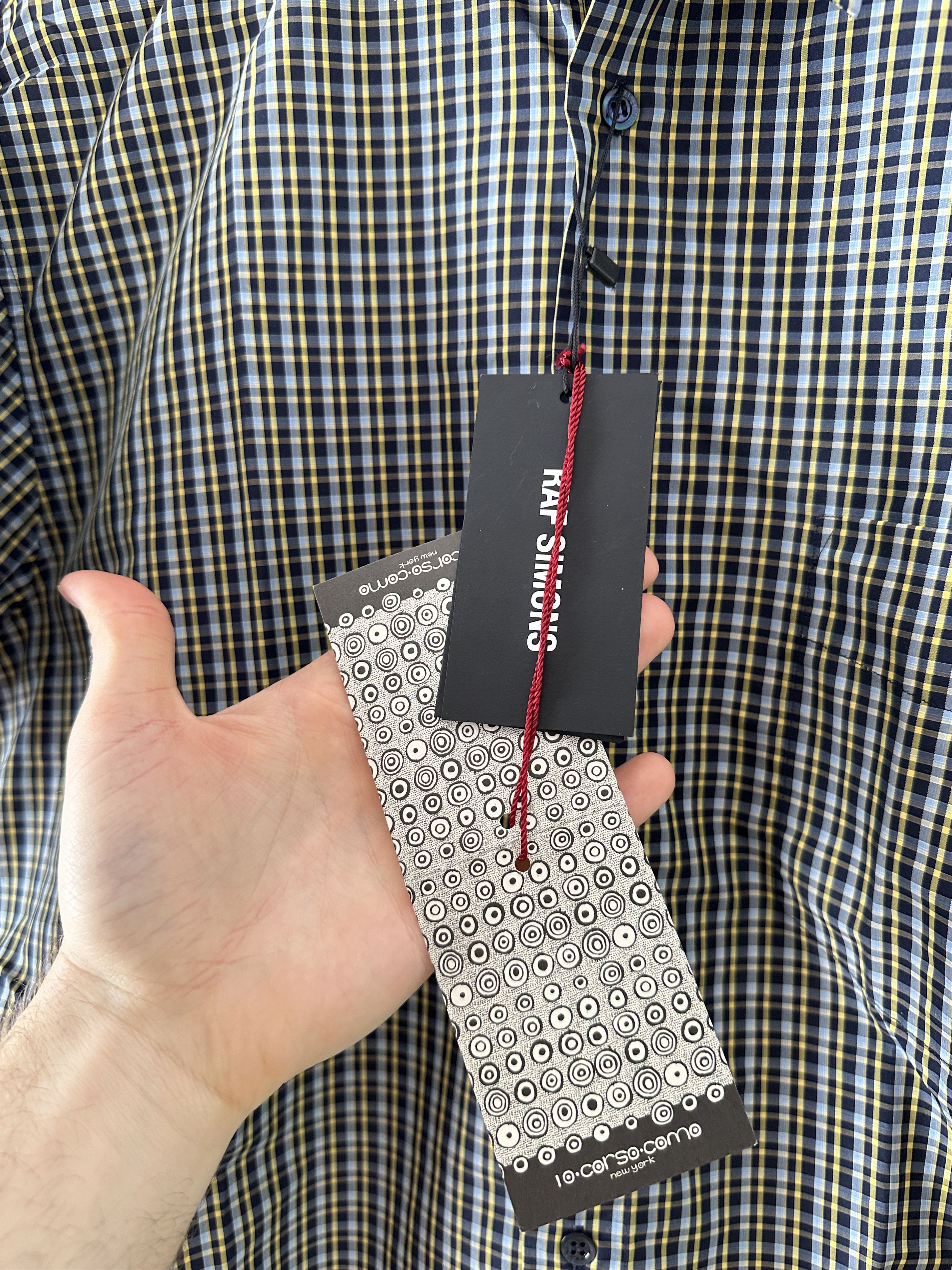 Raf Simons Raf Simons Checkered 'RS Labs' Short Sleeve Button Up Shirt Size US XXL / EU 58 / 5 - 3 Thumbnail