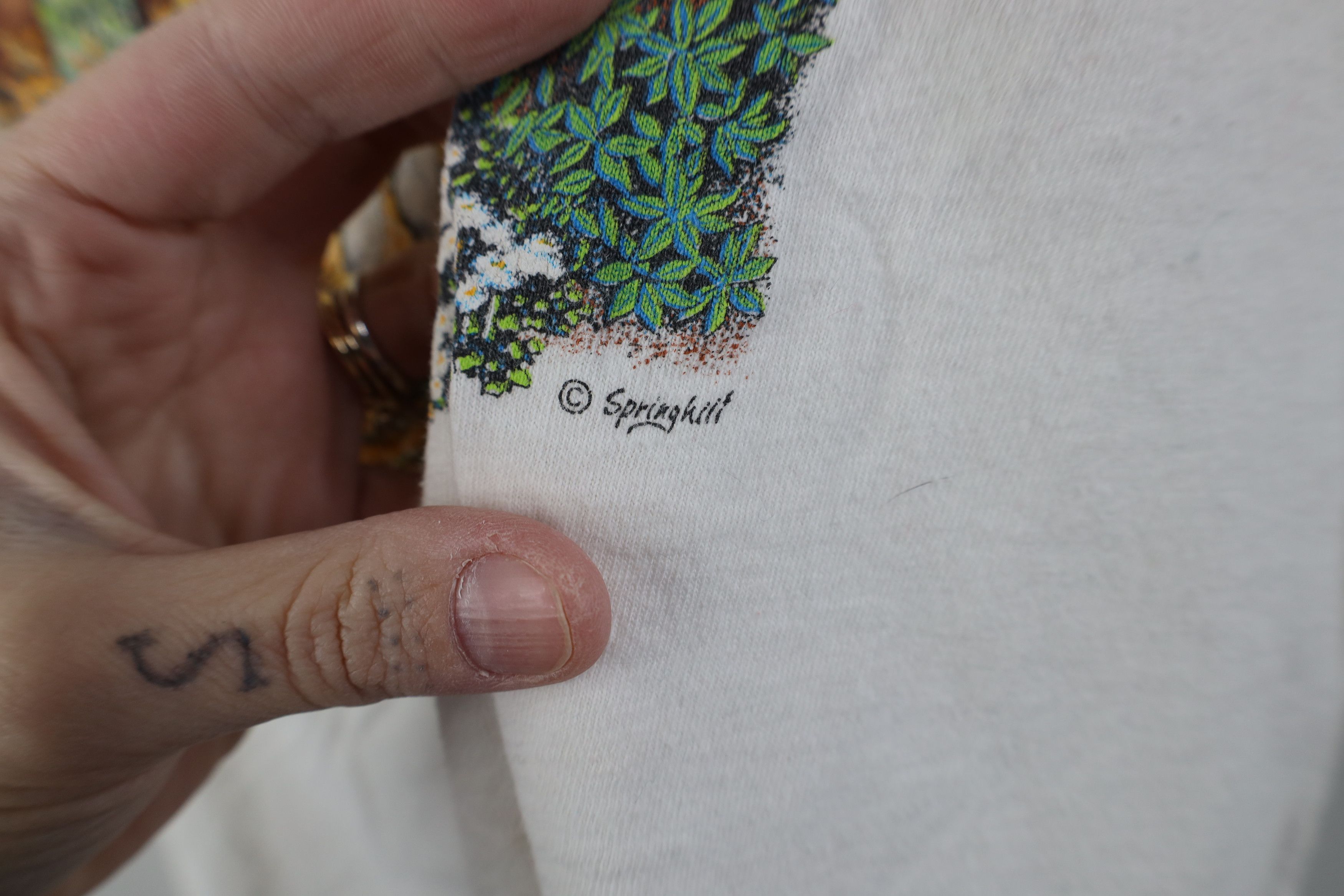 Vintage Vintage 90s Streetwear Native American Indian T-Shirt White Size S / US 4 / IT 40 - 6 Thumbnail