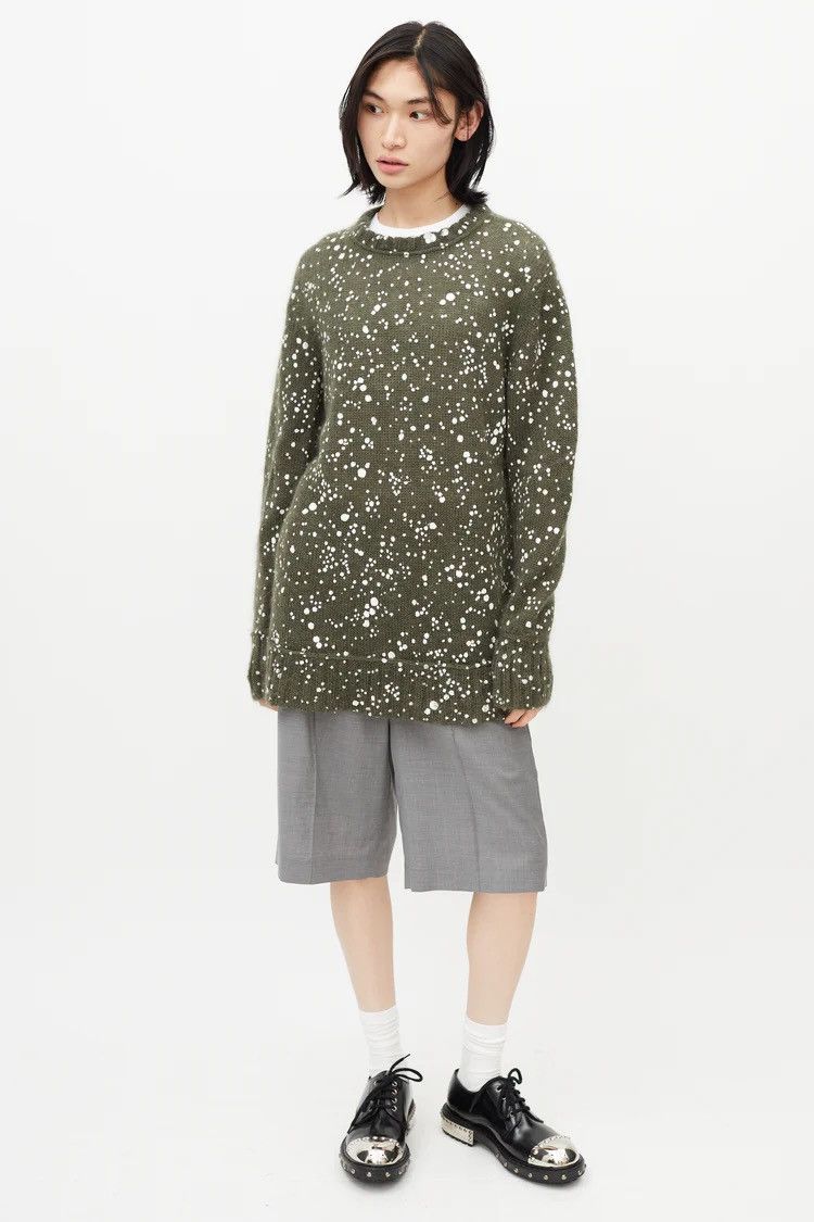 Fendi FENDI GREEN POLKADOT SWEATERS Size US M / EU 48-50 / 2 - 1 Thumbnail