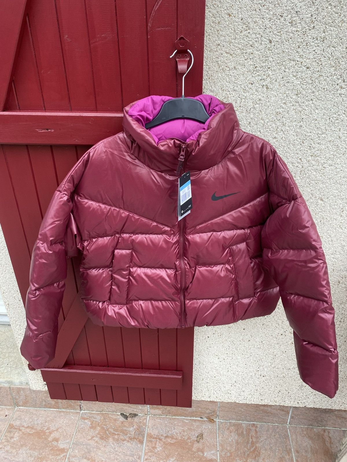Nike Nike short jacket red Bordeaux Size M / US 6-8 / IT 42-44 - 1 Thumbnail