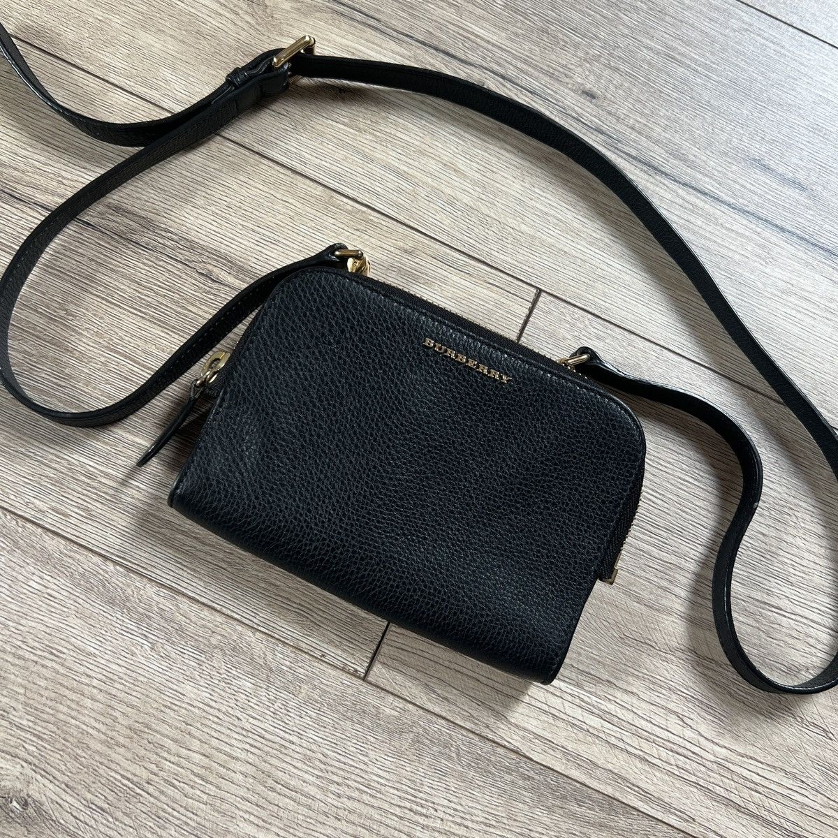 Burberry Burberry Mini Mag Crossbody Black Leather Size ONE SIZE - 2 Thumbnail