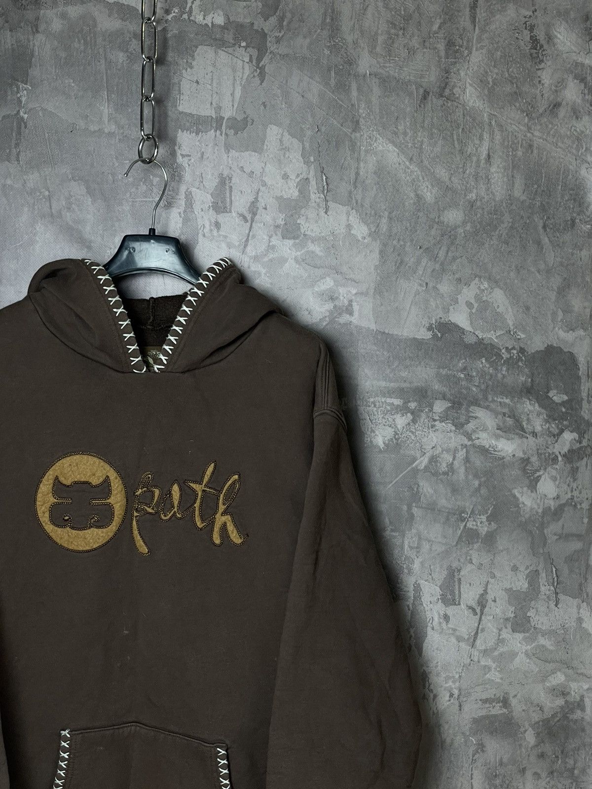 Hypebeast Vintage 90s Path Logo Hoodie Brown Colour Size M Size US M / EU 48-50 / 2 - 4 Thumbnail
