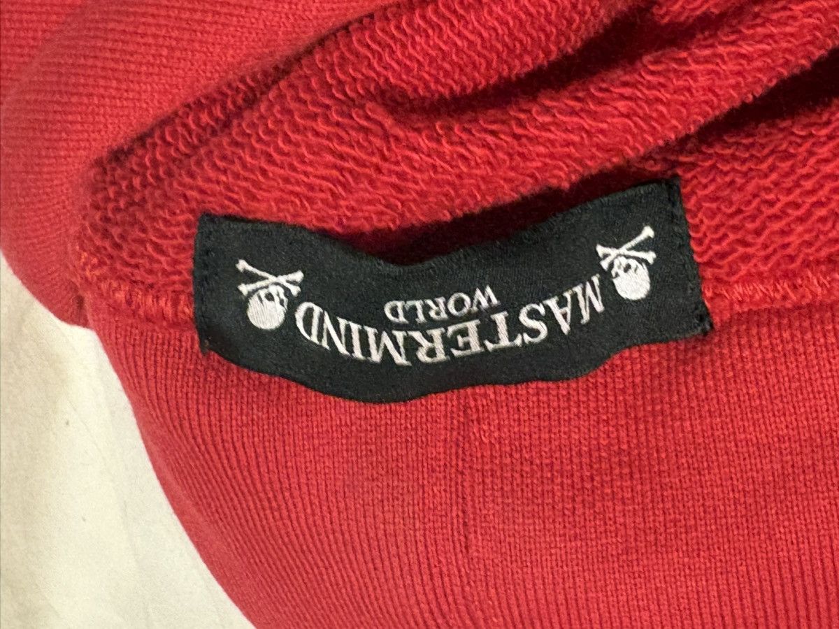 Mastermind Japan Very rare Red Mastermind Japan distressed hoodie Size US L / EU 52-54 / 3 - 7 Thumbnail