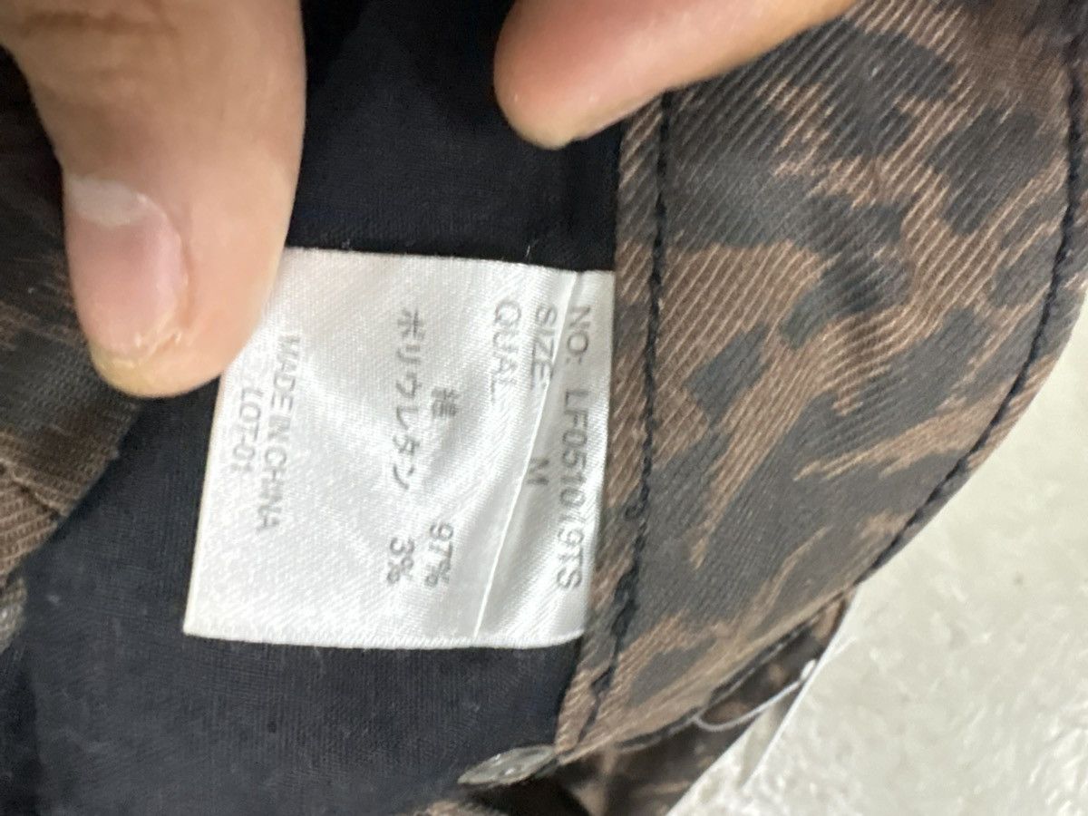 Japanese Brand No Future Slim Leopard Punk Trousers Size US 31 - 12 Thumbnail