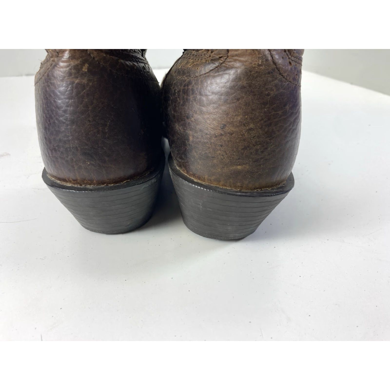 Justin Boots Justin Boots Women Size 6 B Brown Leather Pink Embroidery Western Style L 7303 Boot Size US 6 / IT 36 - 6 Thumbnail