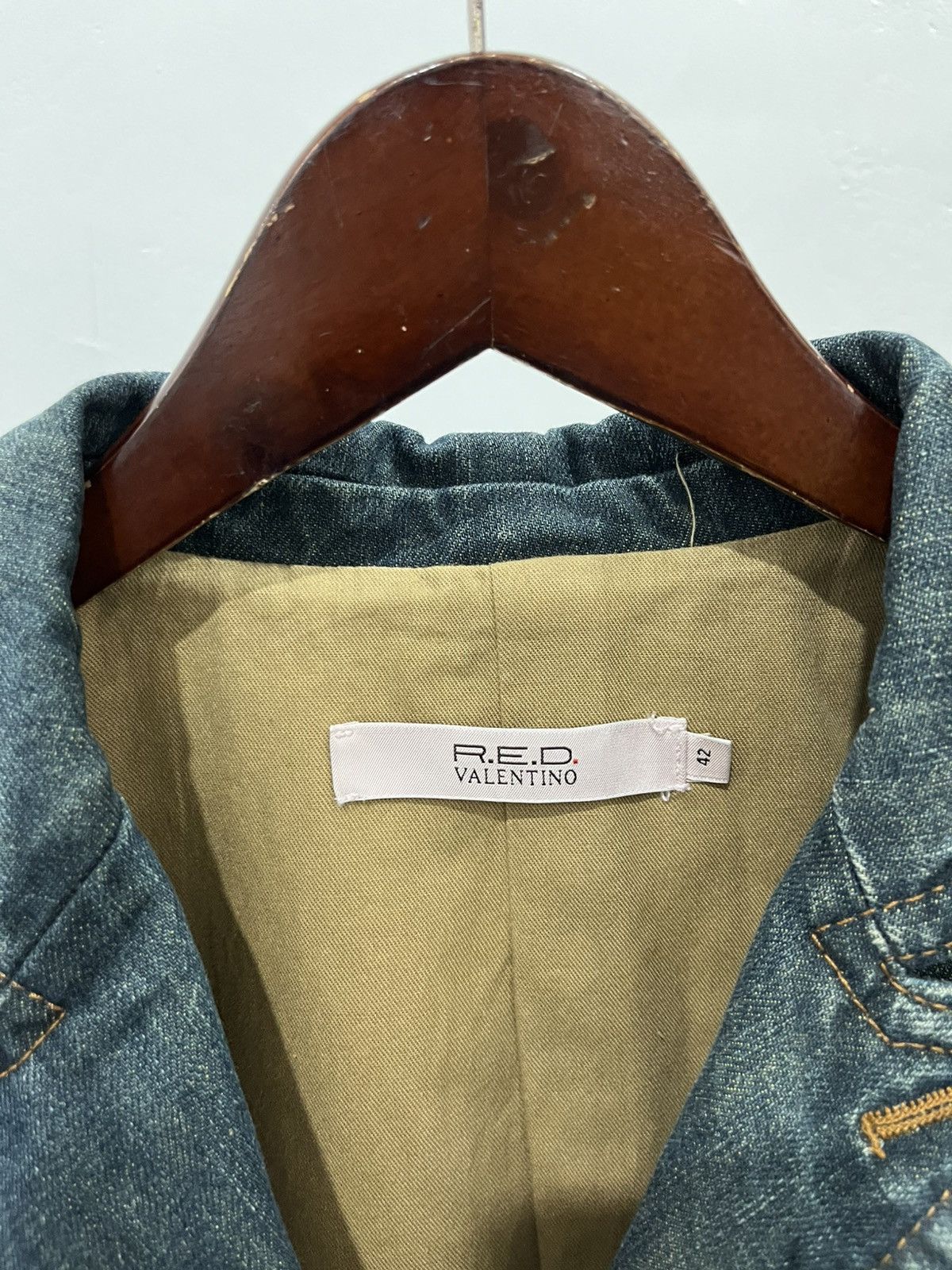 Valentino RED VALENTINO DENIM BLAZER Size M / US 6-8 / IT 42-44 - 3 Thumbnail