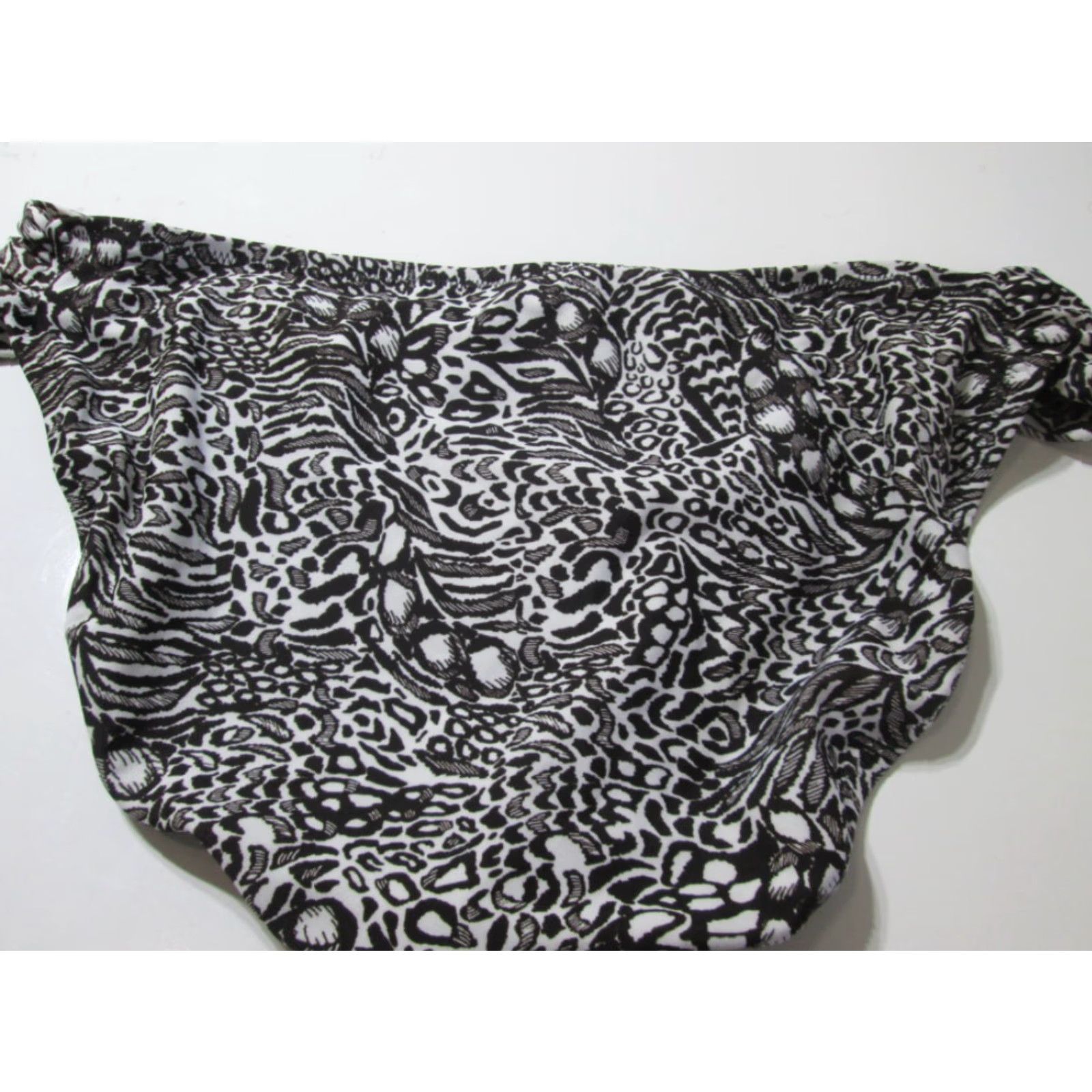 Mossimo Mossimo Womens Bottom XL Hipster Ruched Spotted Brown/White Swimwear Size 40" / US 18 - 2 Thumbnail