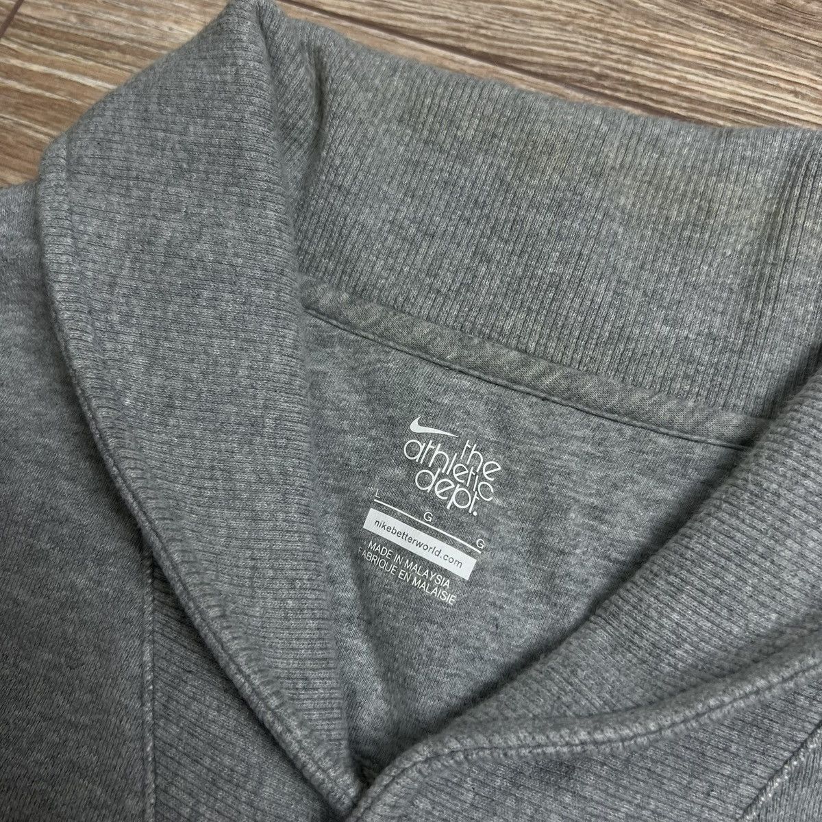 Nike 00s Nike Button Up Vintage Avant Garde Cardigan Jacket Size US L / EU 52-54 / 3 - 6 Thumbnail