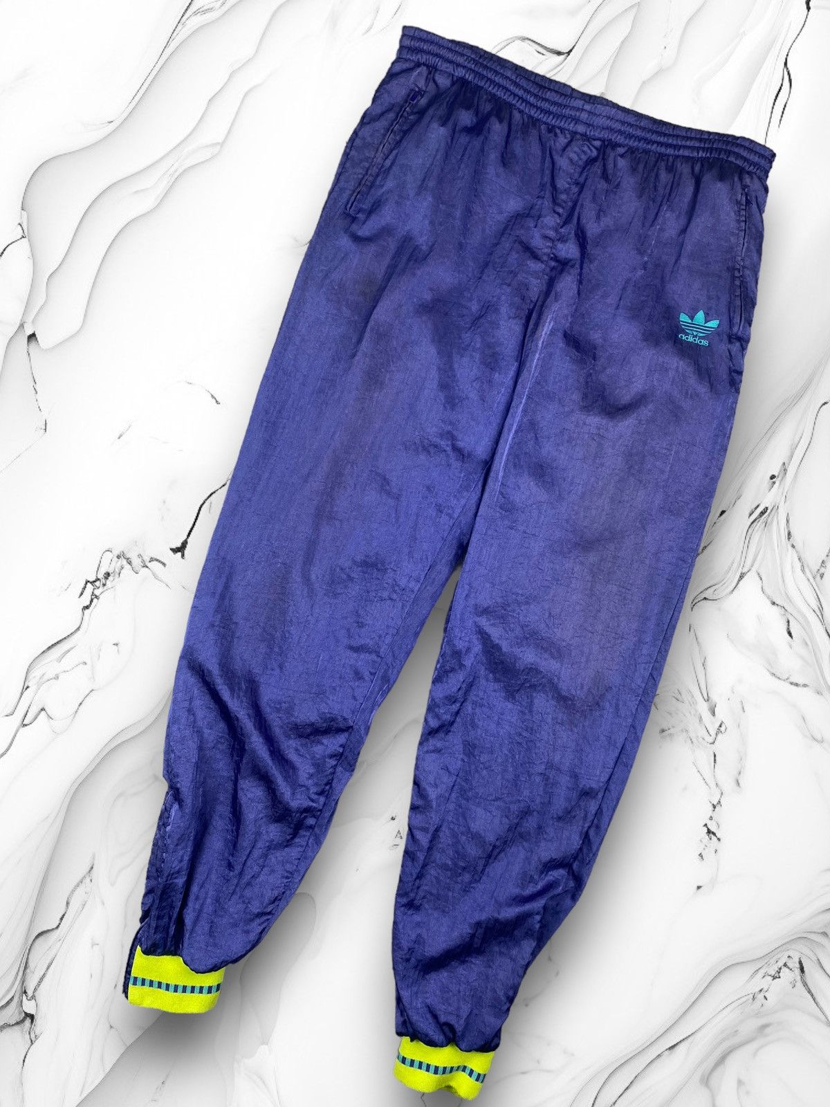 Adidas × Vintage Vintage Adidas 90s Joggers Track Pants Size XL Size US 36 / EU 52 - 1 Thumbnail