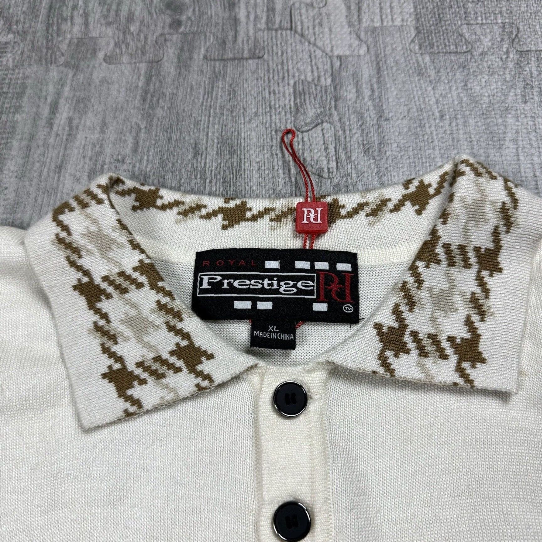 Etro VINTAGE Royal Prestige Men’s Knit Pullover Sweater XL Ivory Hip Hop Art 80s 90s Size US XL / EU 56 / 4 - 3 Thumbnail