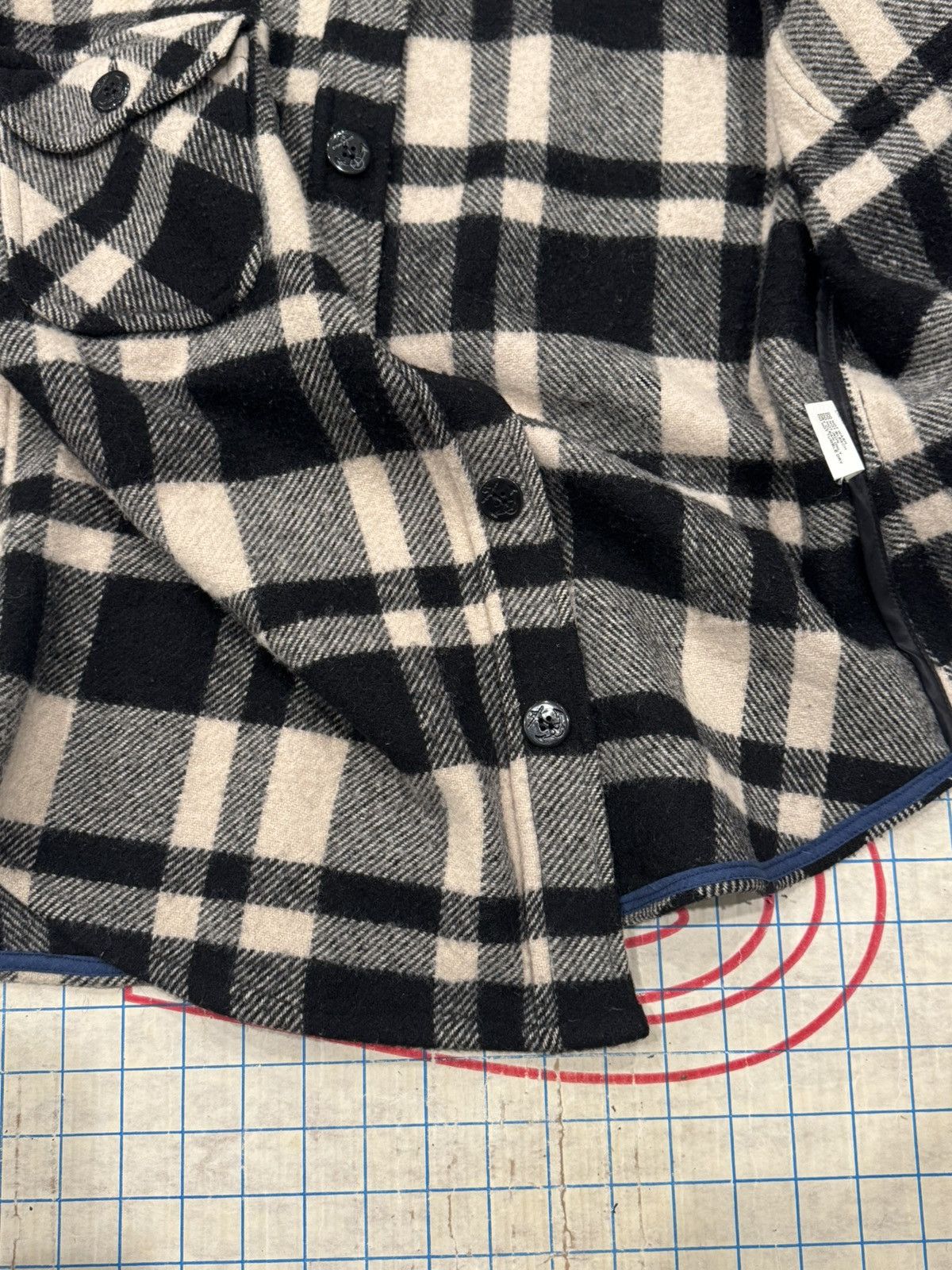 Vintage Gerald & Stewart Fidelity CPO Plaid Wool Button Up Jacket Size US XL / EU 56 / 4 - 11 Thumbnail