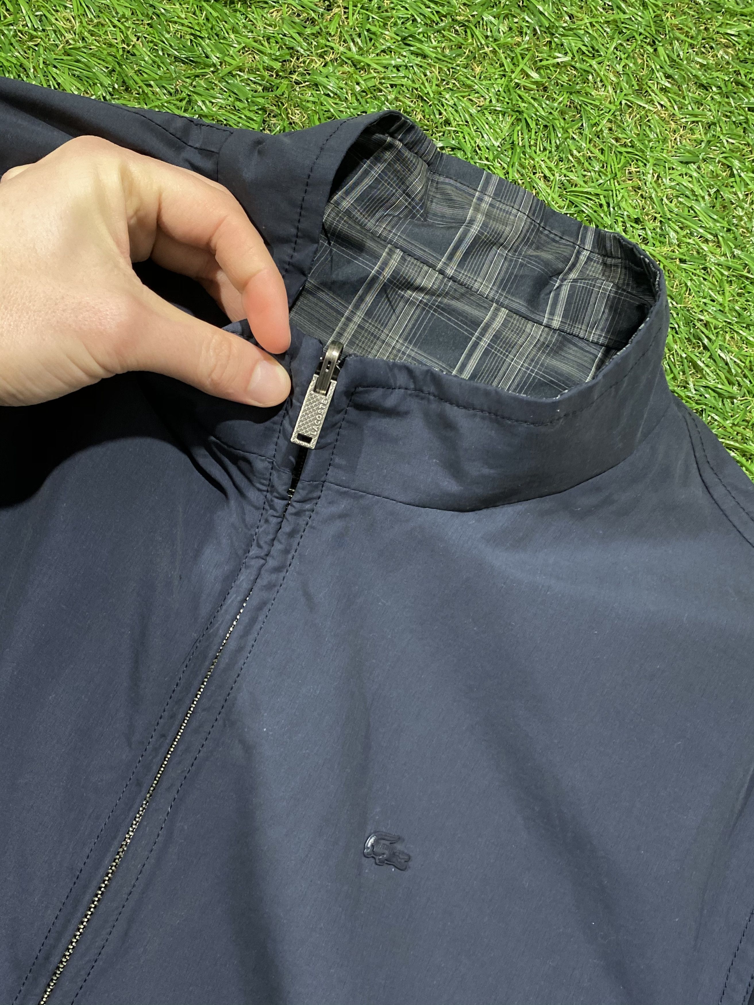 Lacoste Vintage 90s Lacoste Checkered Jacket Size US XL / EU 56 / 4 - 4 Thumbnail